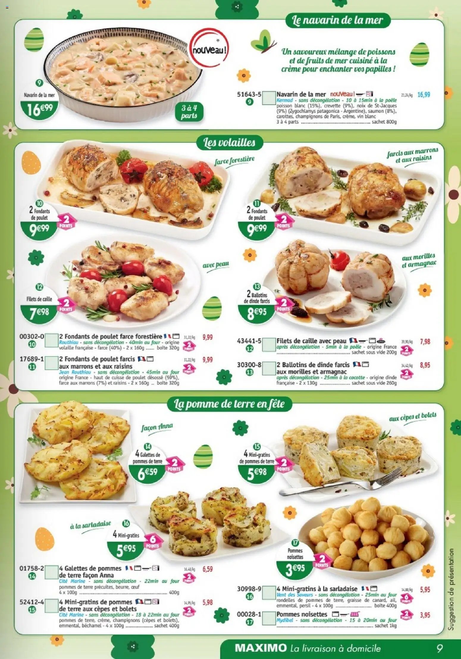 Maximo catalogue à partir du 02/03/2026 Maximo catalogue (2026-03-02 - 2026-03-29)