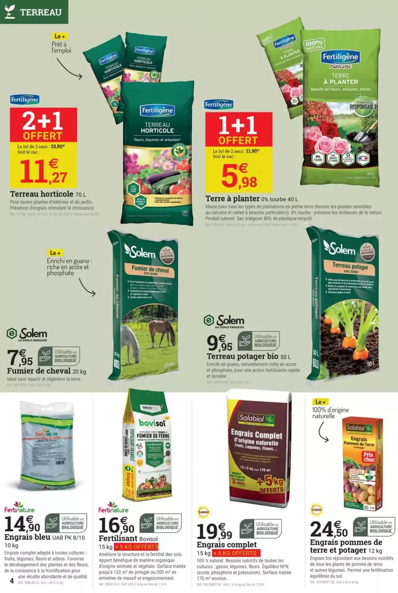 Espace Emeraude catalogue à partir du 22/01/2026 Catalogue