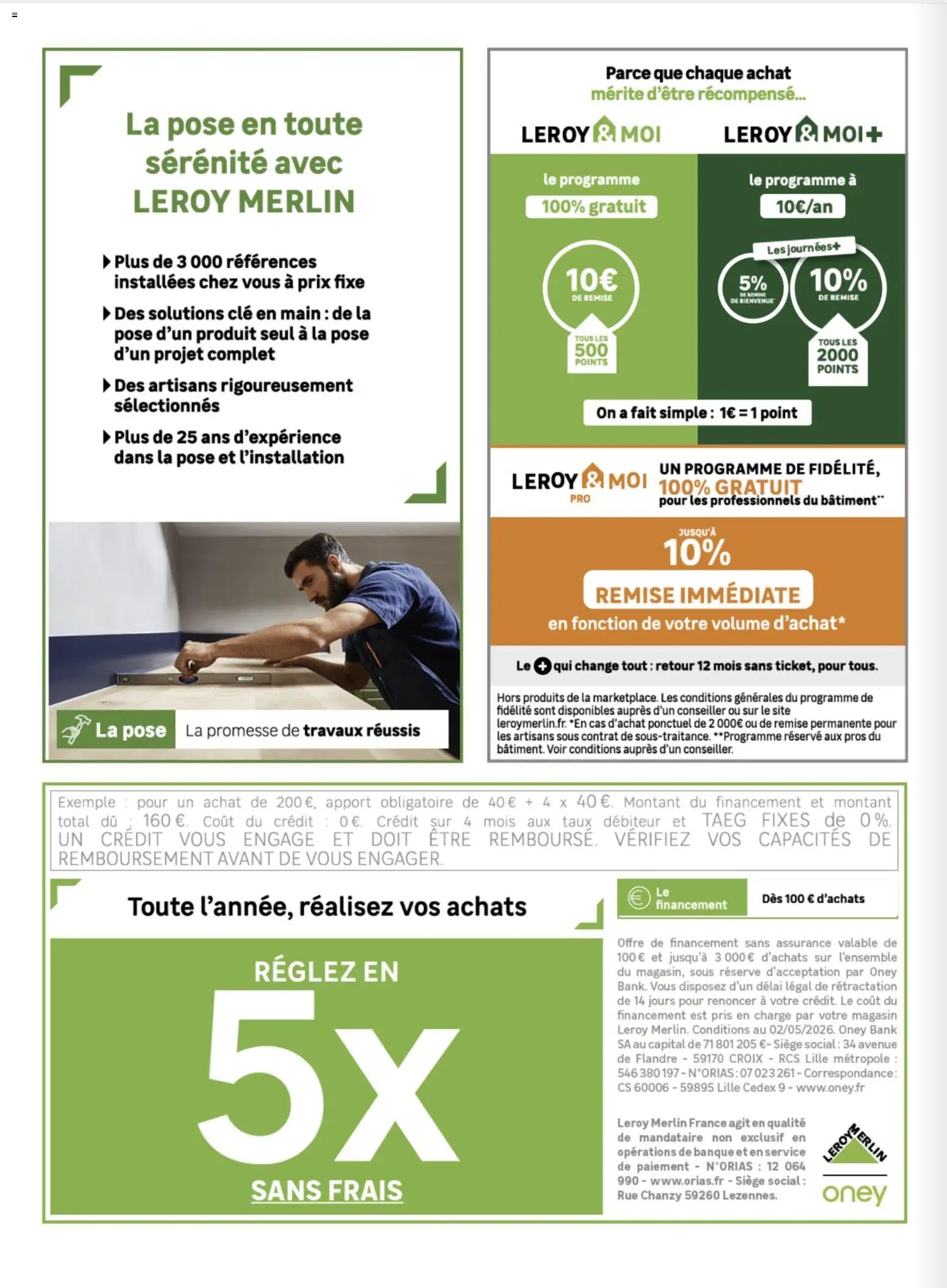 Leroy Merlin catalogue à partir du 08/07/2026 Leroy Merlin catalogue