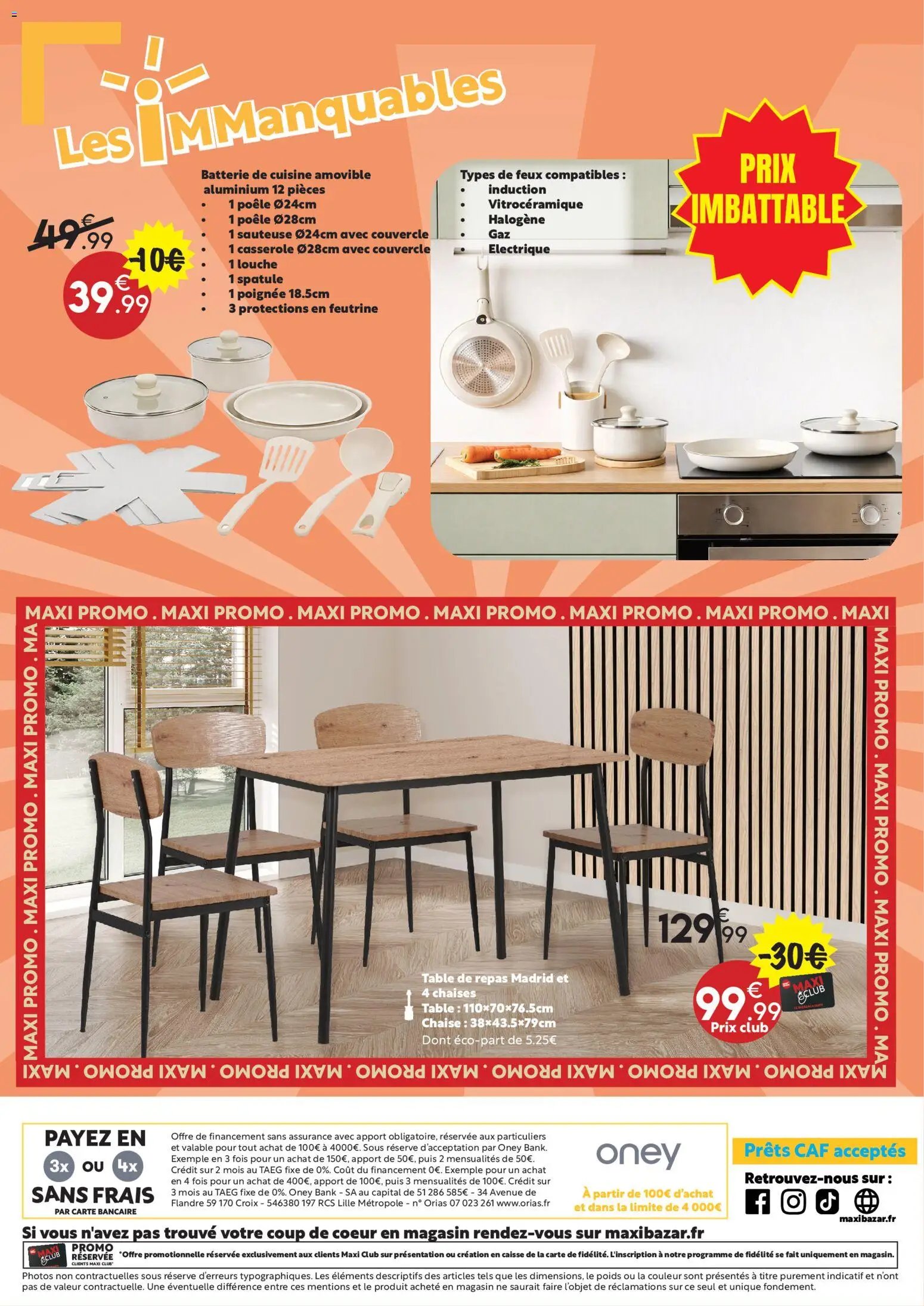 Maxi Bazar catalogue à partir du 02/09/2026 Maxi Bazar - Brochure anniversaire