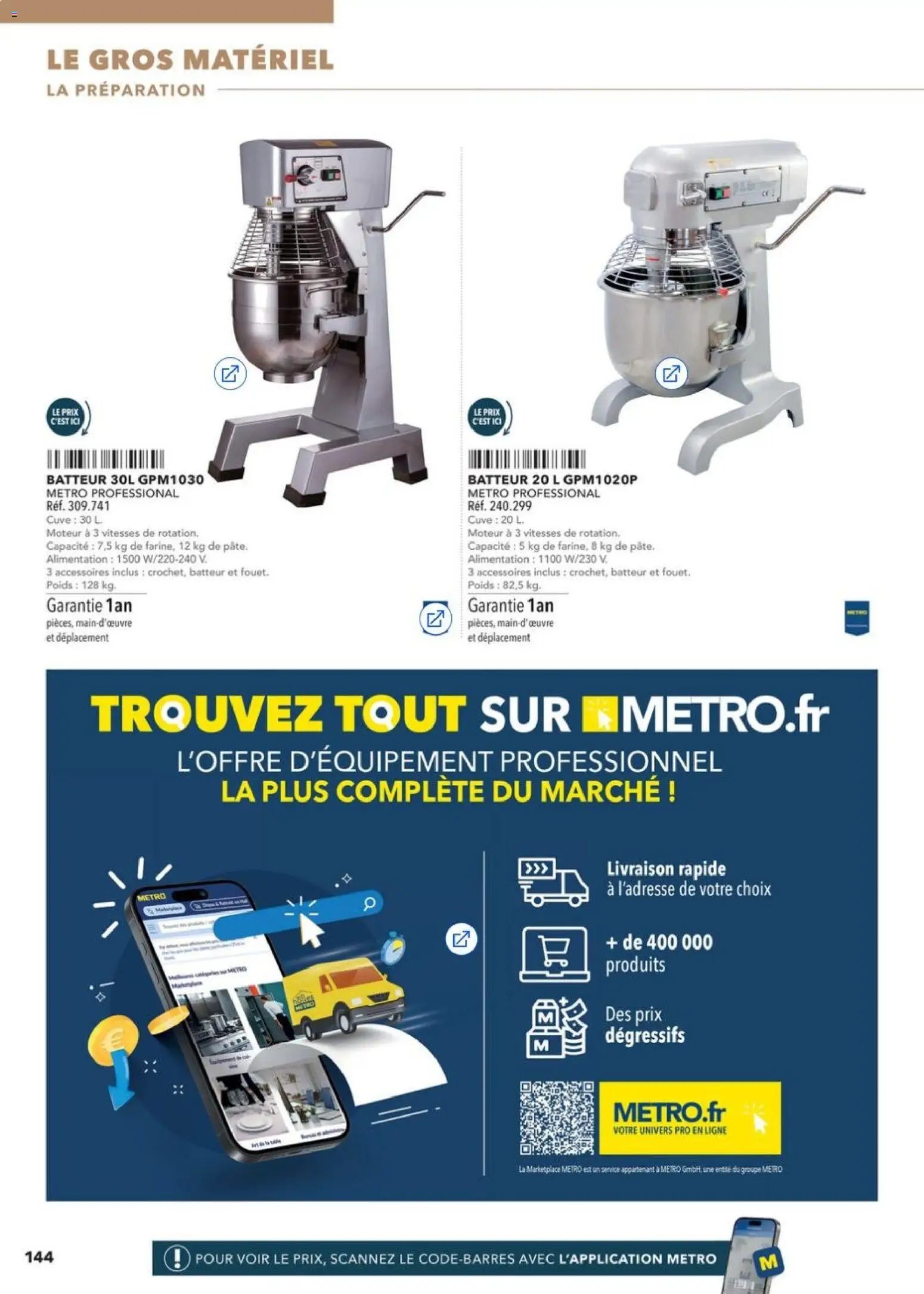 METRO catalogue à partir du 30/04/2026 Boulangers Pâtissiers