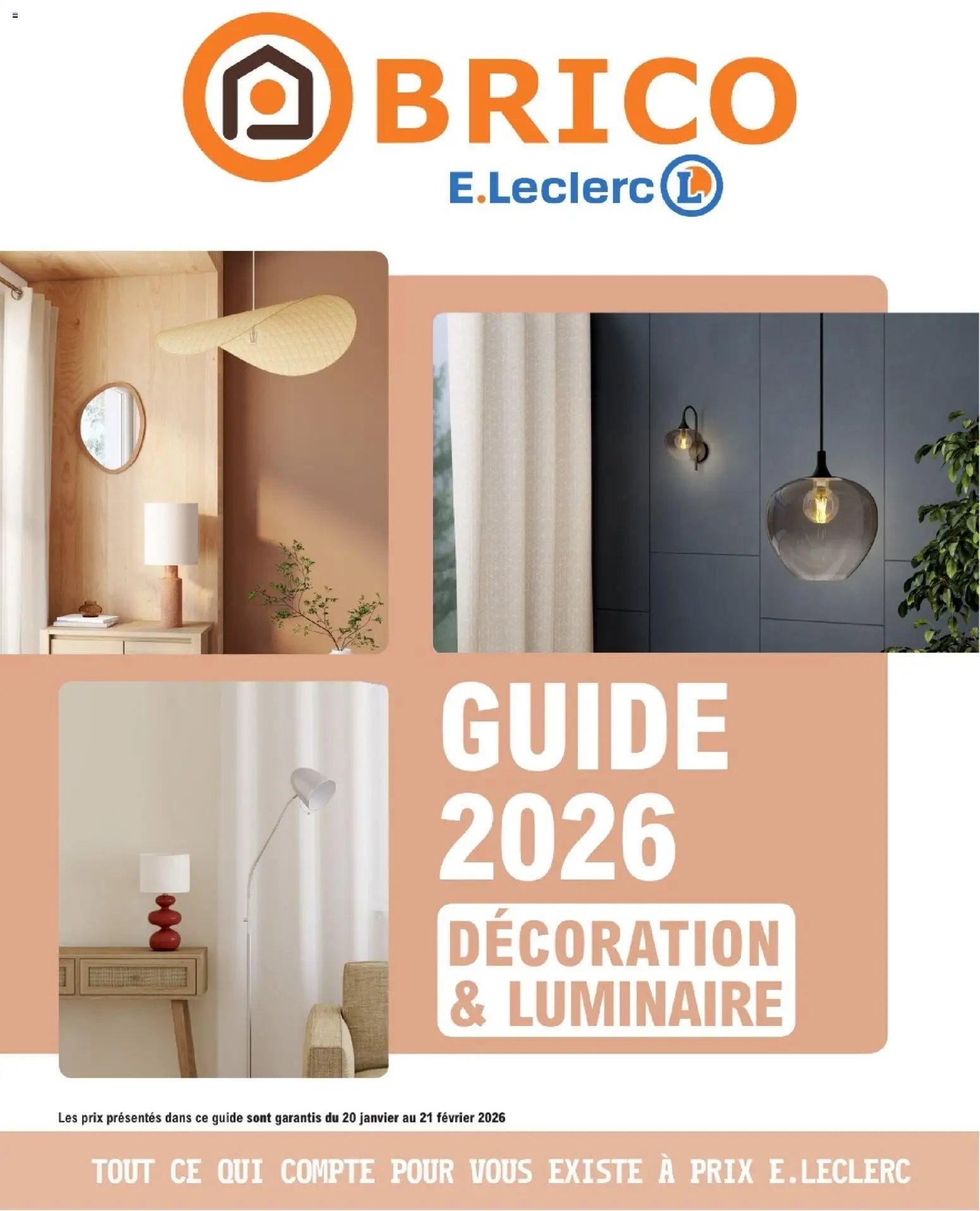 Brico E.Leclerc catalogue à partir du 20/01/2026 Guide decoration interieure