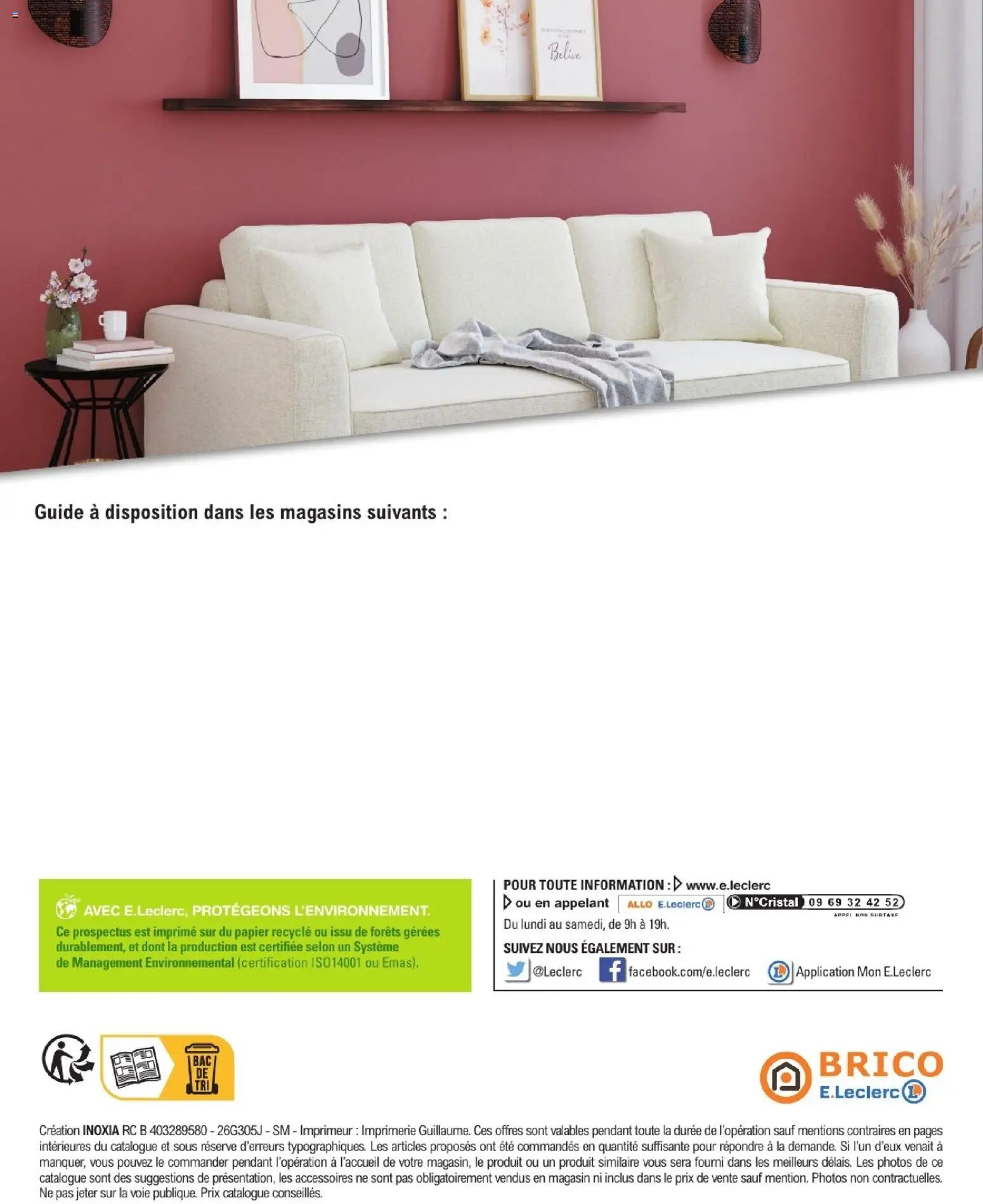 Brico E.Leclerc catalogue à partir du 20/01/2026 Guide decoration interieure