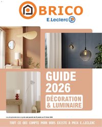 Brico E.Leclerc catalogue à partir du 20/01/2026 Guide decoration interieure