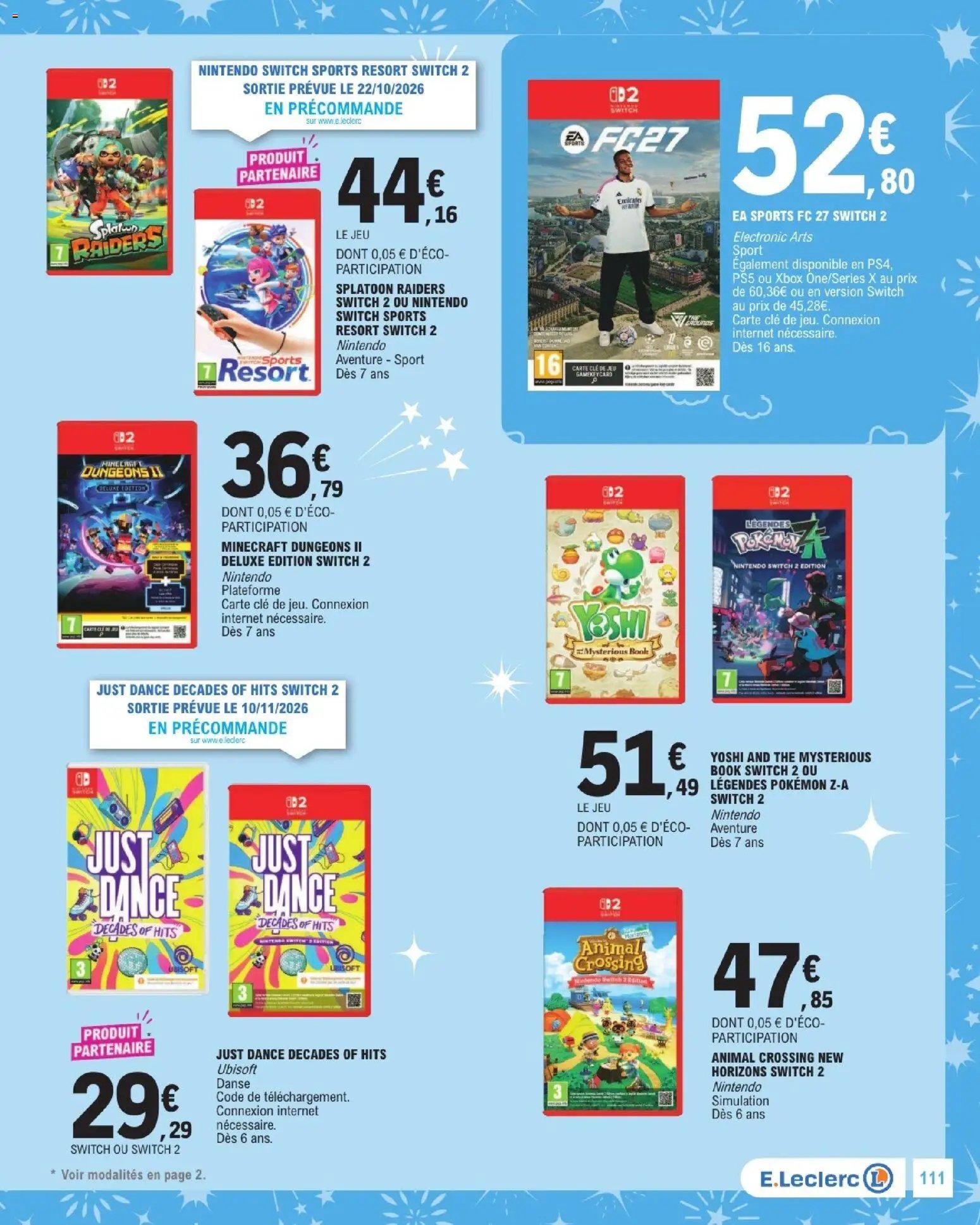 E.Leclerc Noël 2026 catalogue 20/10 - 05/12