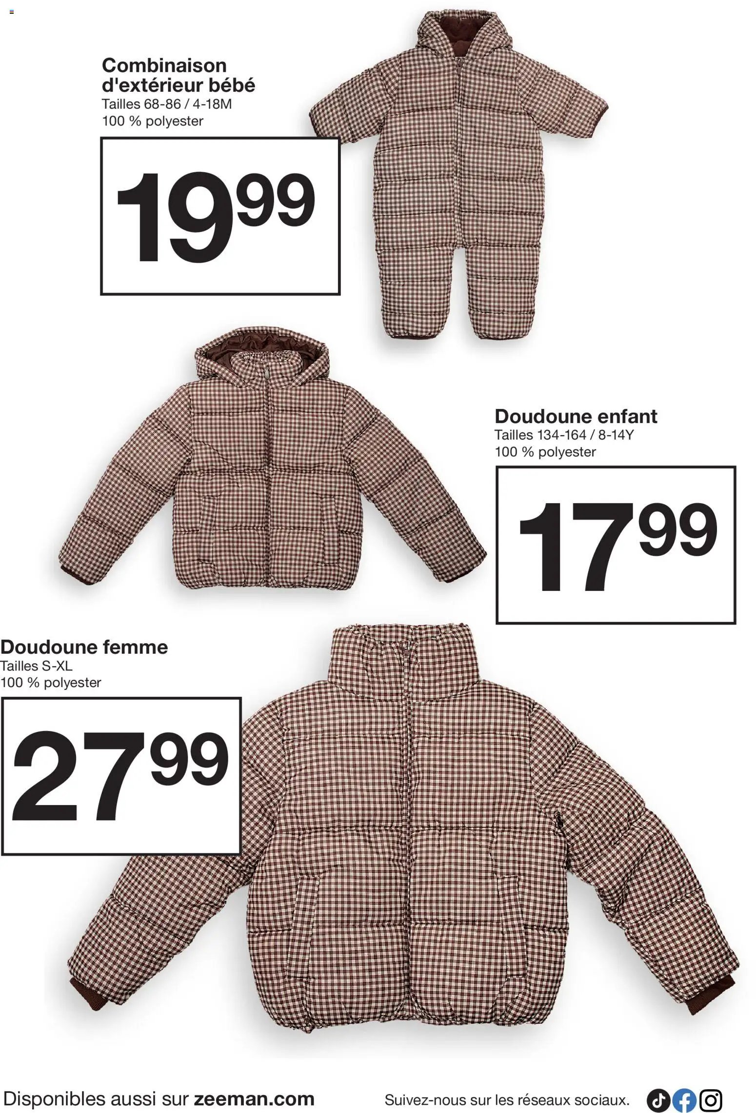 Zeeman catalogue à partir du 19/09/2026 Zeeman catalogue Un manteau, et c’est parti