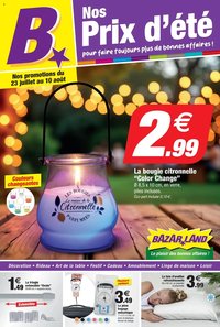 Bazarland catalogue à partir du 23/08/2025 Catalogue
