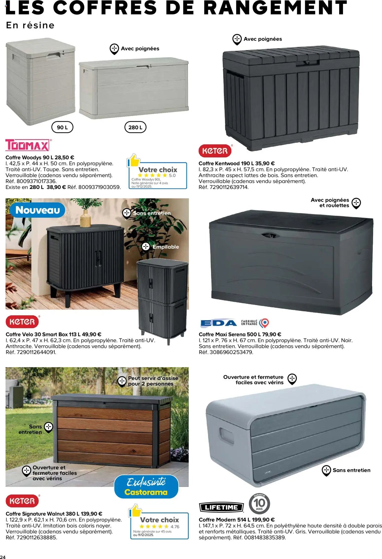 Castorama catalogue à partir du 26/02/2026 Abri de jardin et serres