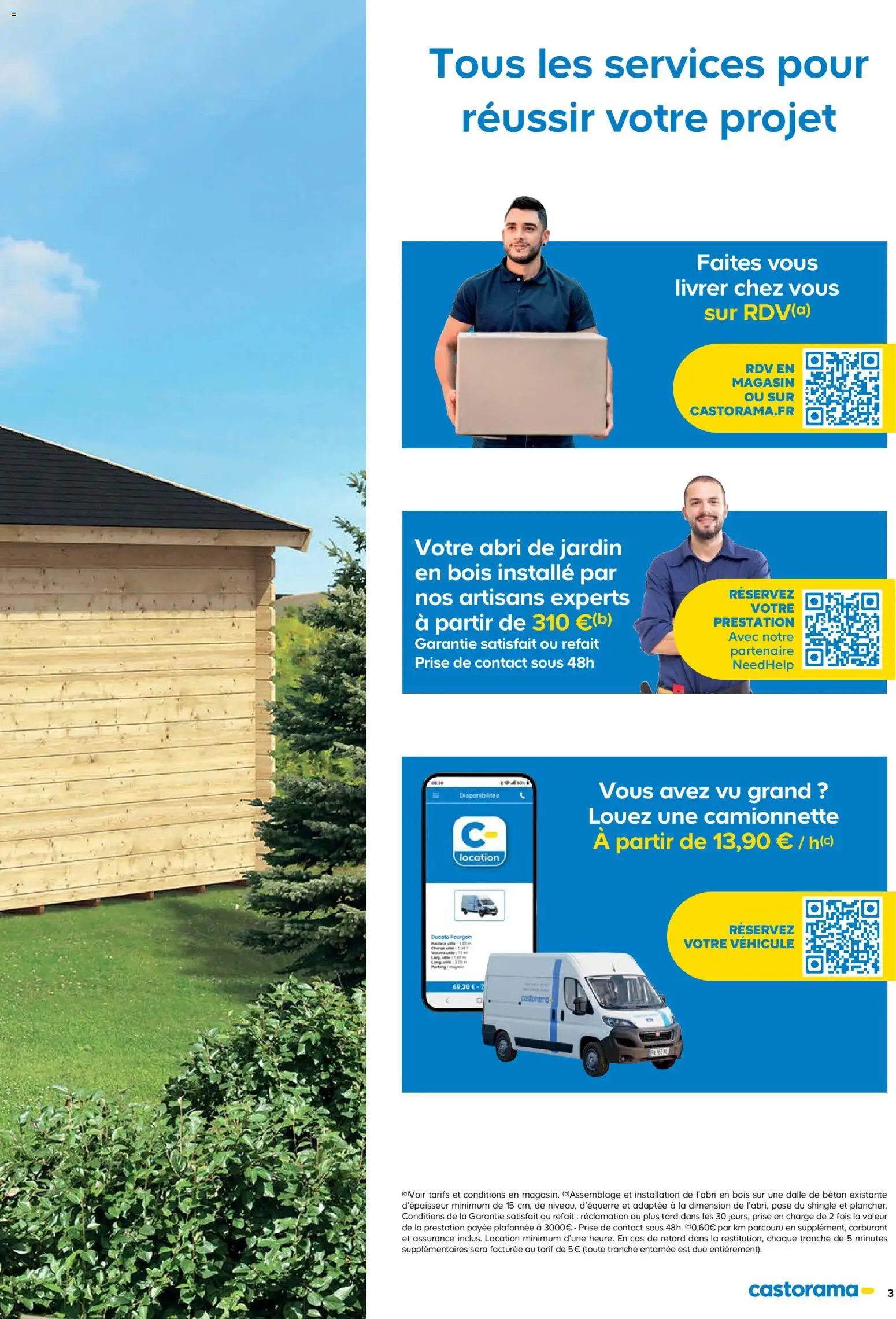 Castorama catalogue à partir du 26/02/2026 Abri de jardin et serres