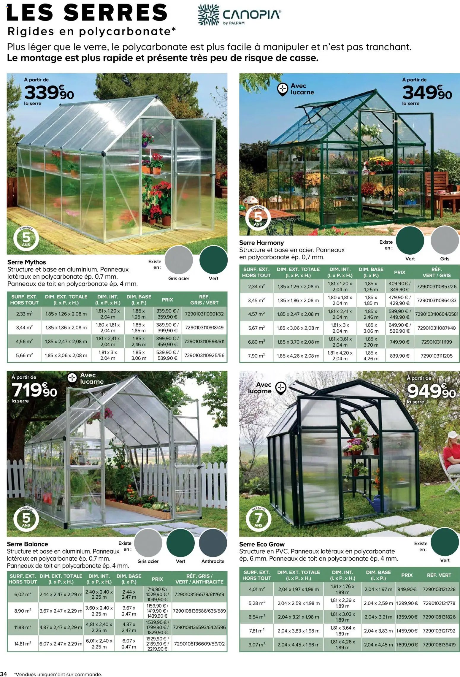 Castorama catalogue à partir du 26/02/2026 Abri de jardin et serres