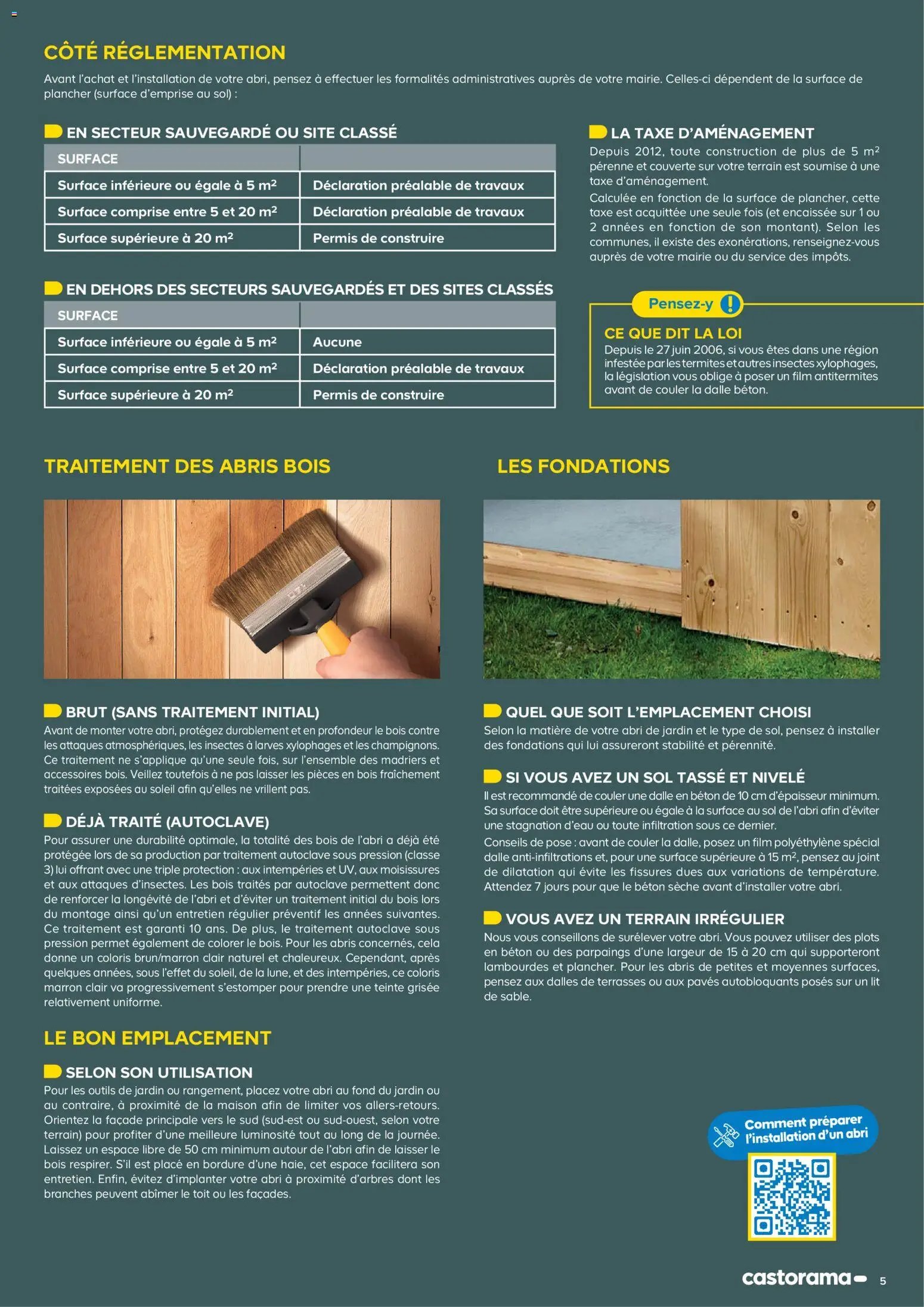 Castorama catalogue à partir du 26/02/2026 Abri de jardin et serres