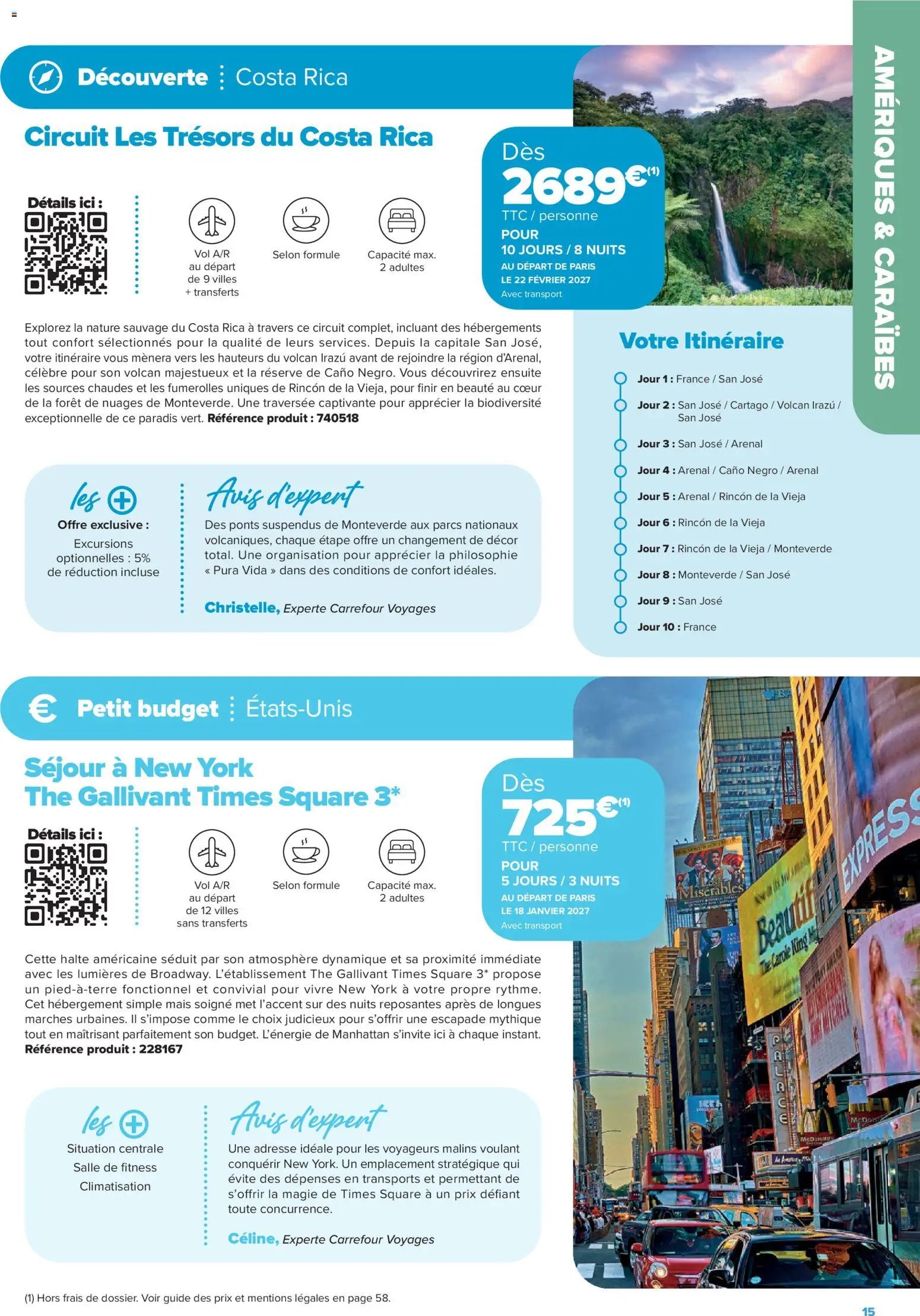 Carrefour Market catalogue à partir du 14/08/2026 Carrefour Market Séjours & circuits - les créations carrefour voyages