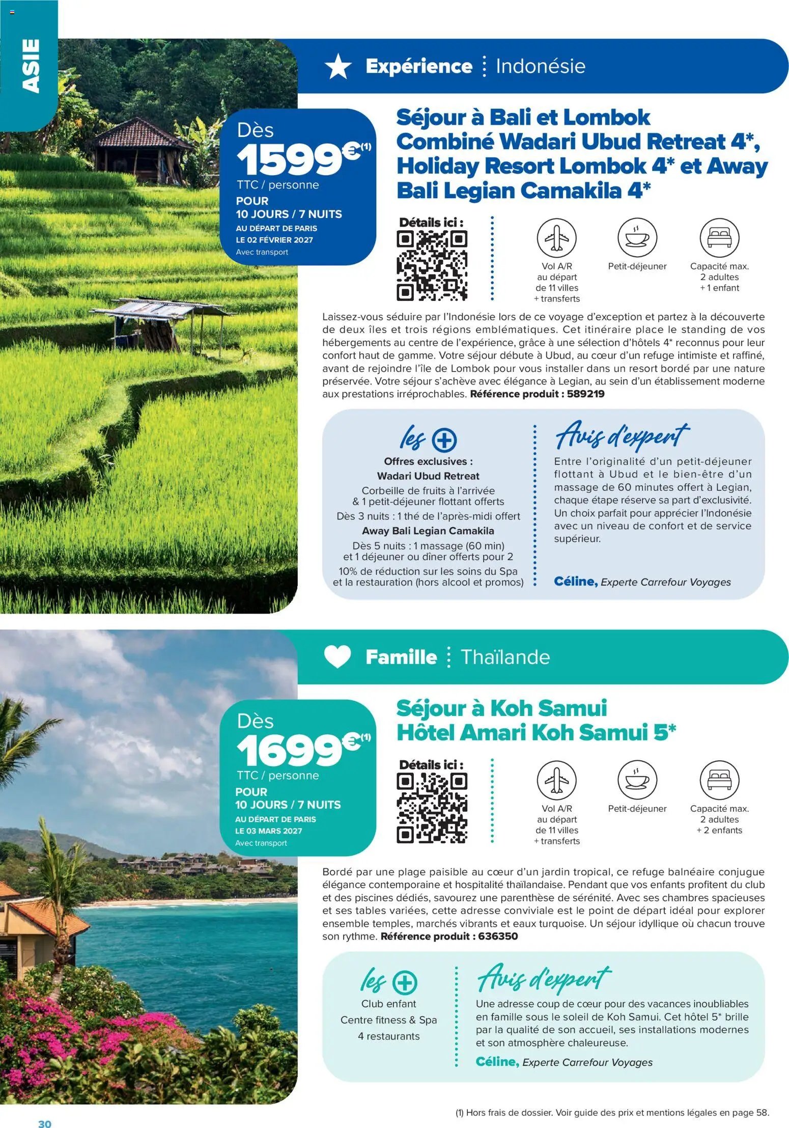 Carrefour Market catalogue à partir du 14/08/2026 Carrefour Market Séjours & circuits - les créations carrefour voyages