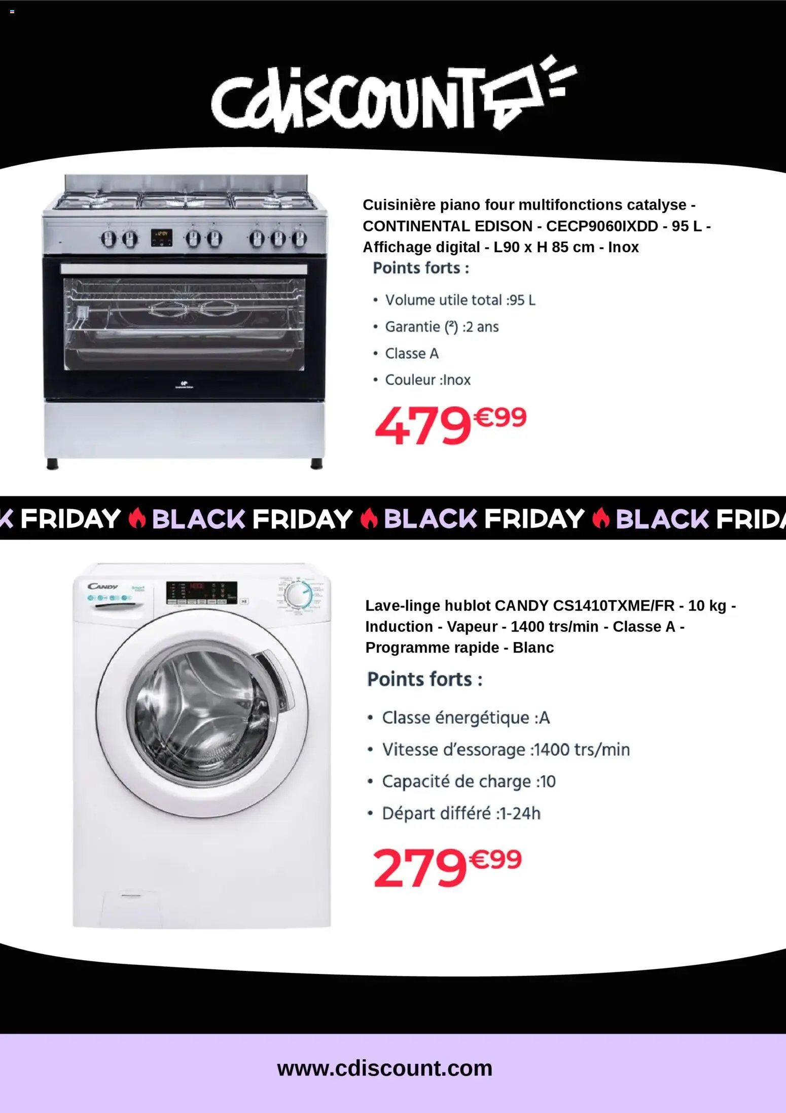 Cdiscount catalogue à partir du 04/11/2025 Black Friday