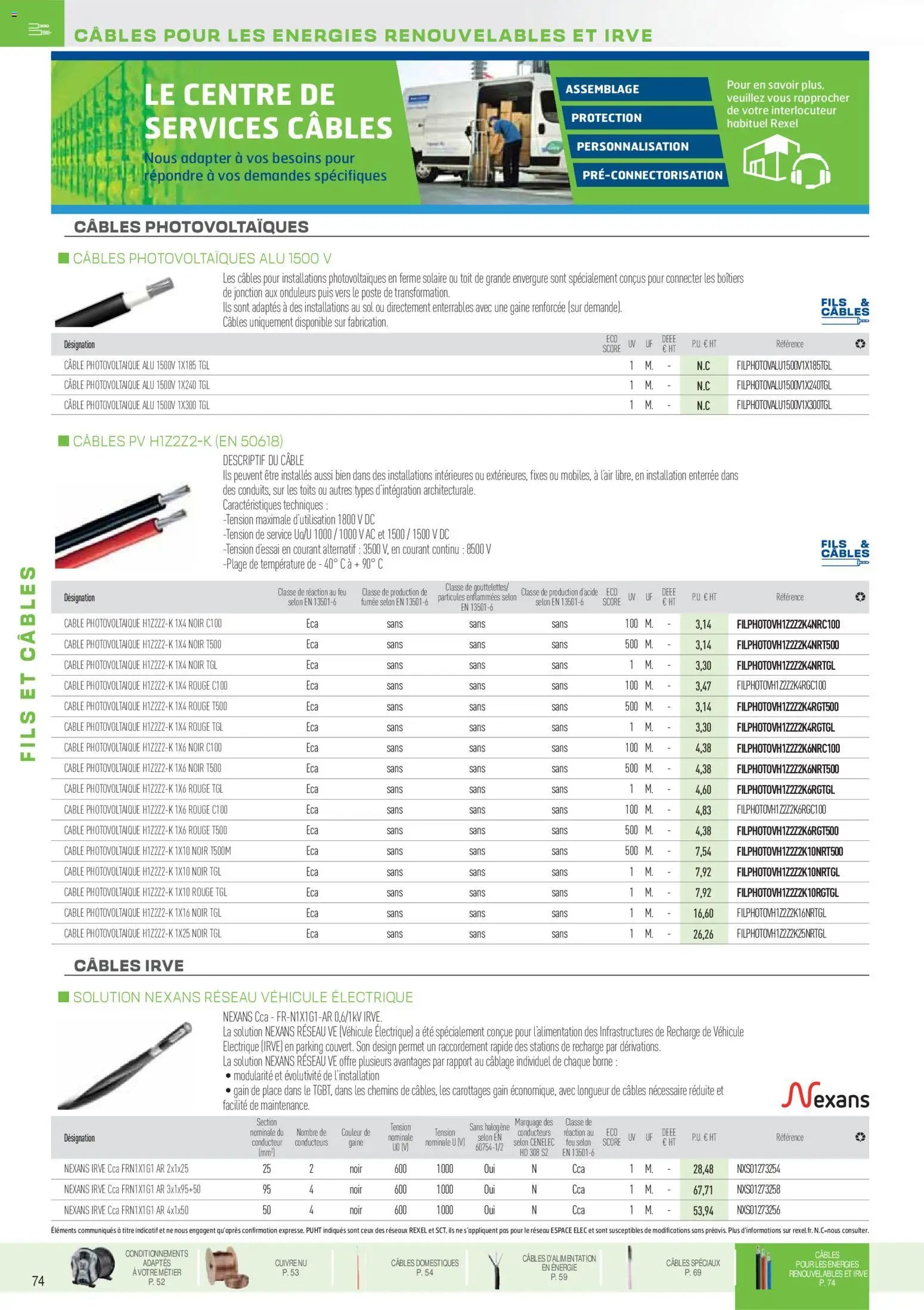 Rexel catalogue à partir du 01/12/2025 Brochure Fils & Câbles