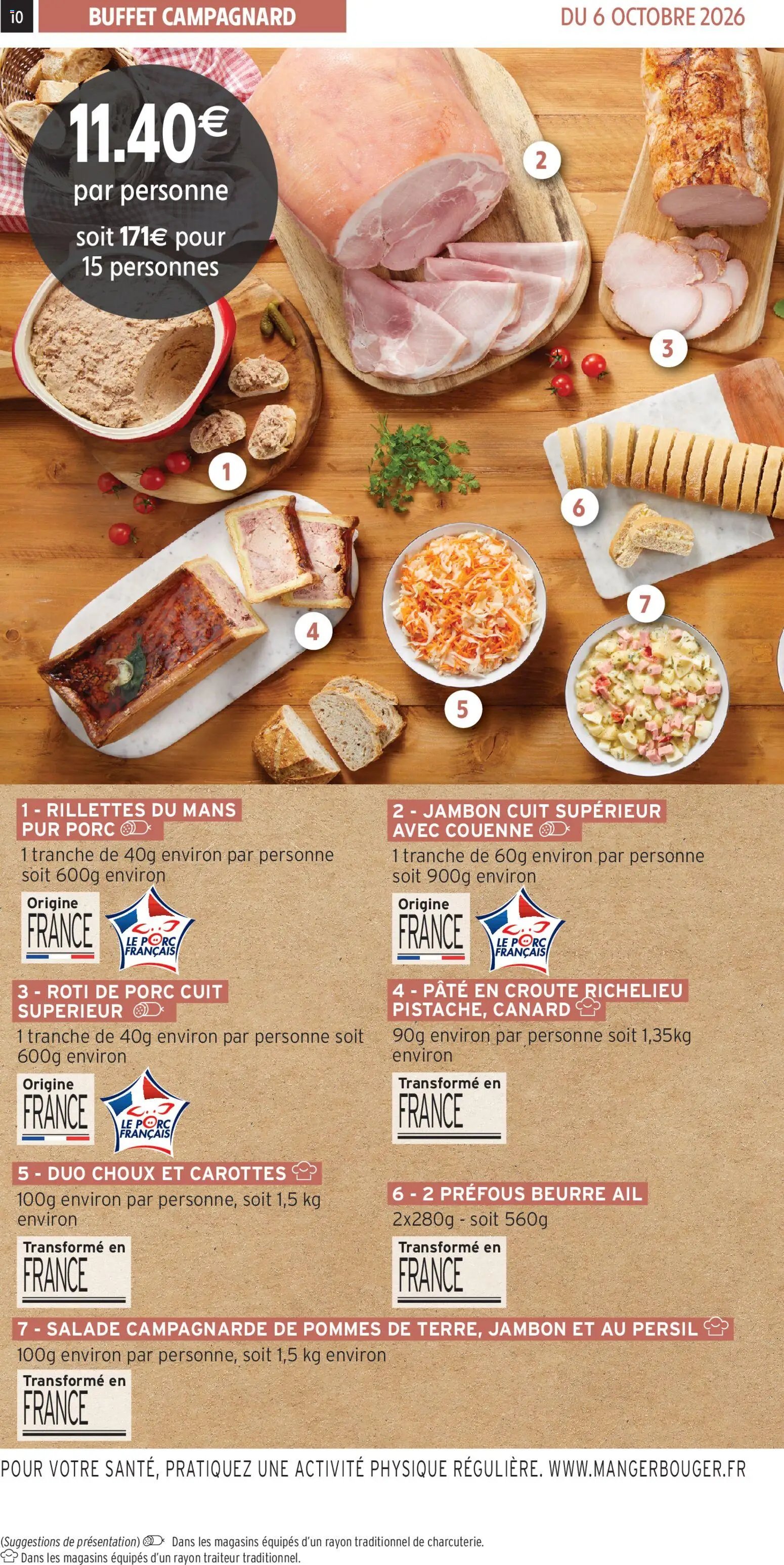 Intermarché catalogue à partir du 06/10/2026 Intermarché - Les menus traiteur automne/hiver