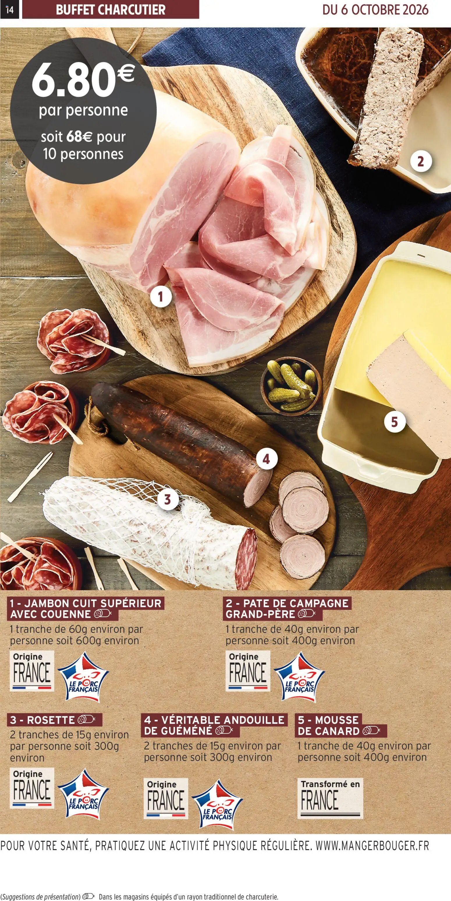 Intermarché catalogue à partir du 06/10/2026 Intermarché - Les menus traiteur automne/hiver