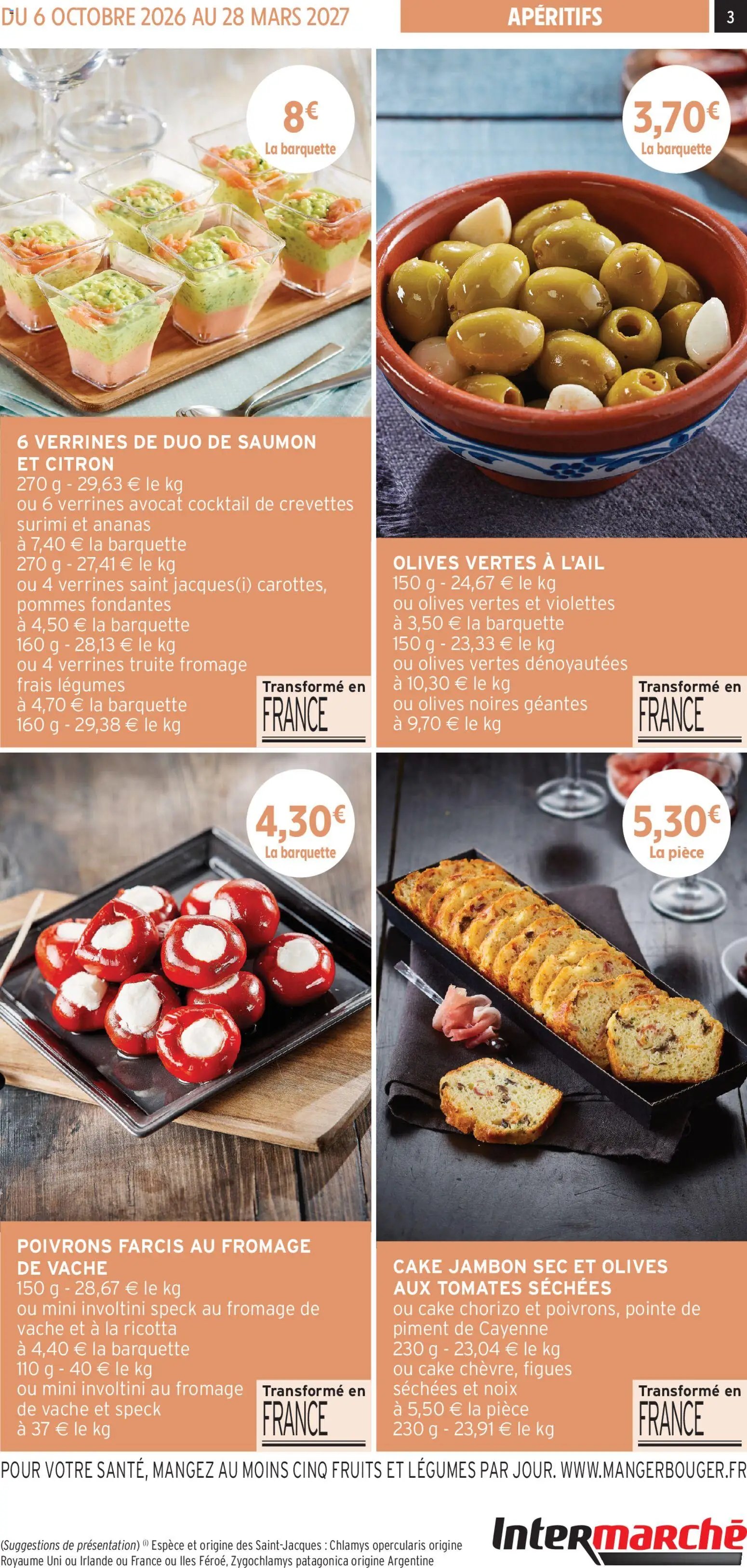 Intermarché catalogue à partir du 06/10/2026 Intermarché - Les menus traiteur automne/hiver