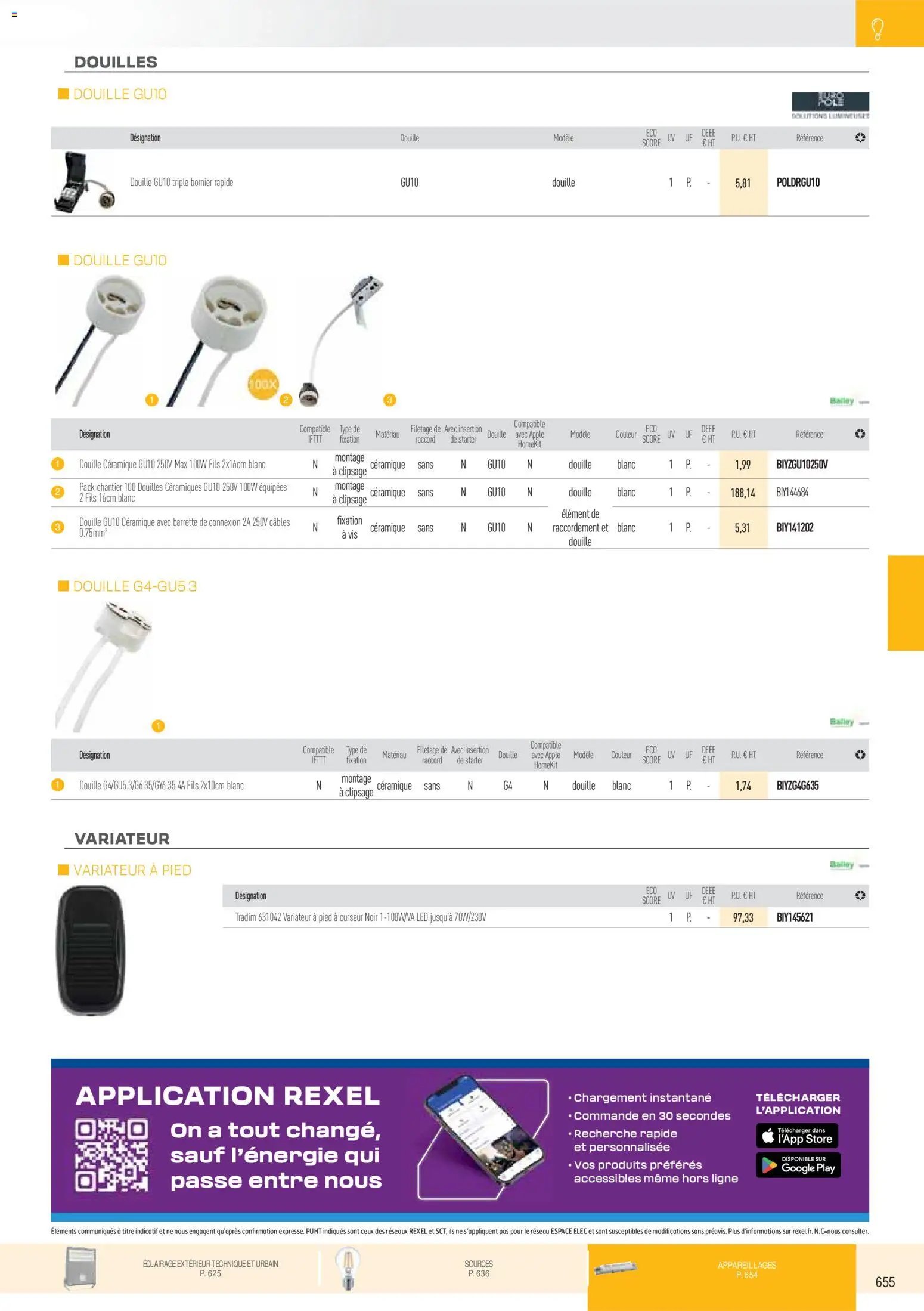 Rexel catalogue à partir du 01/12/2025 Brochure Éclairage