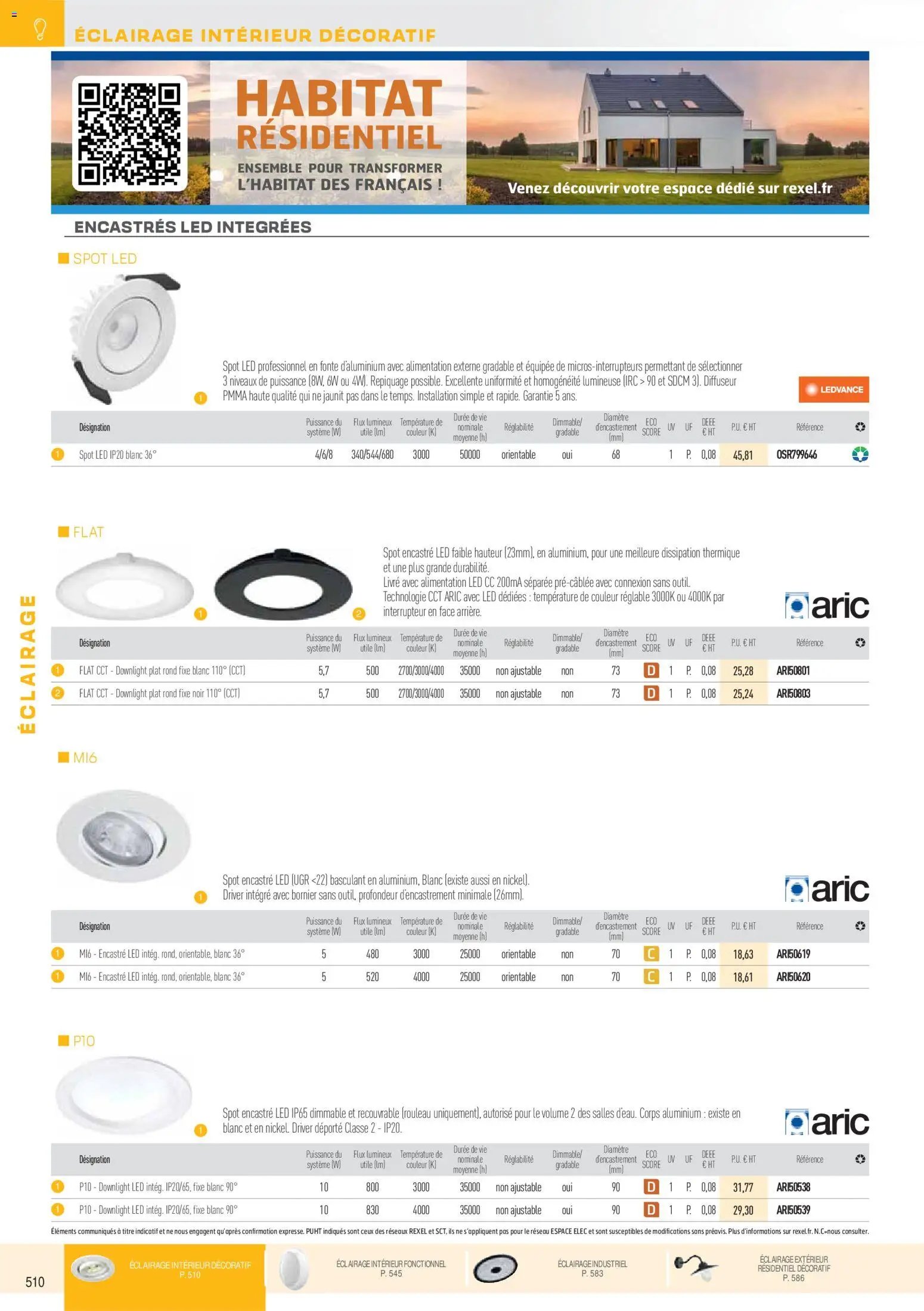 Rexel catalogue à partir du 01/12/2025 Brochure Éclairage