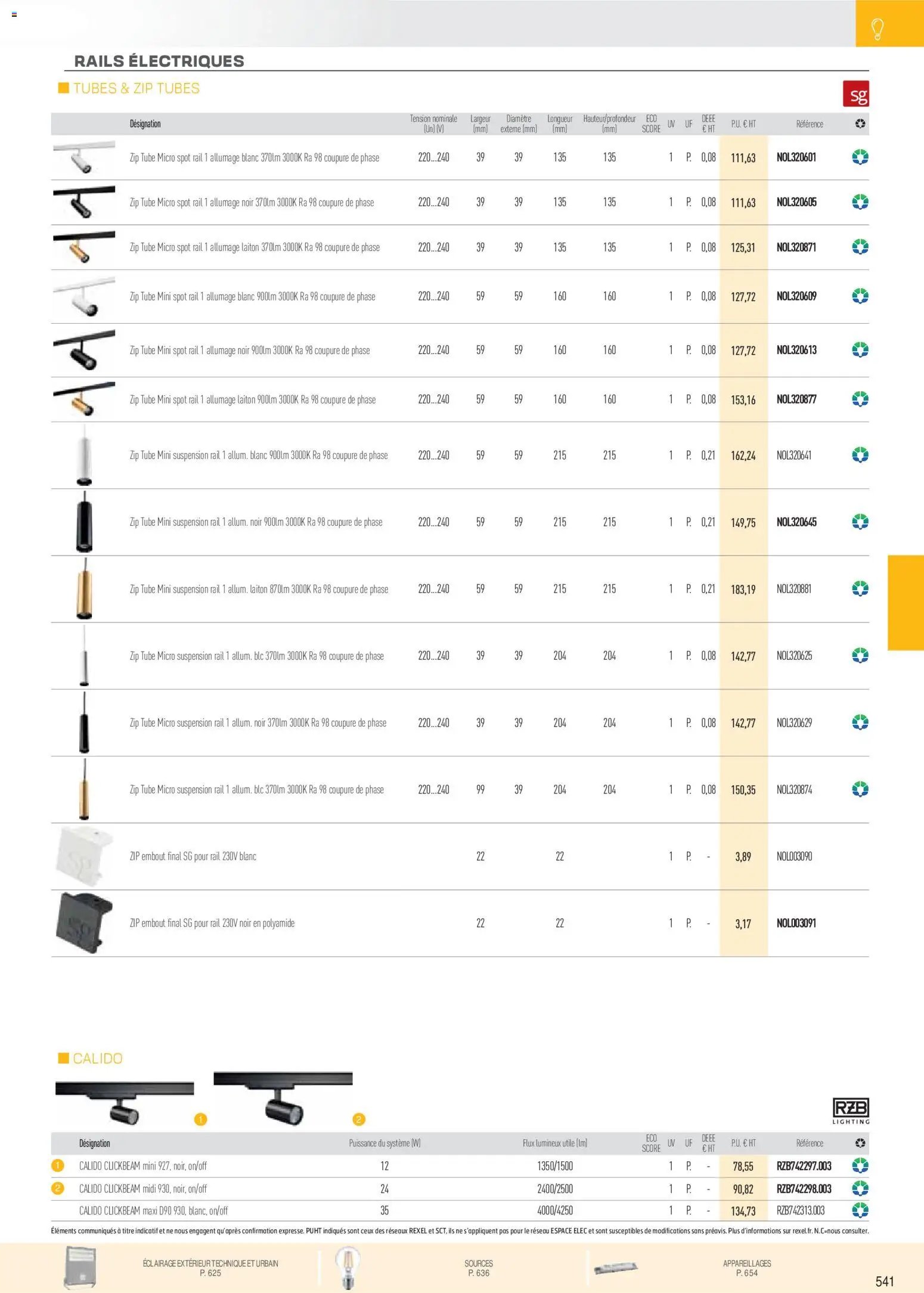 Rexel catalogue à partir du 01/12/2025 Brochure Éclairage