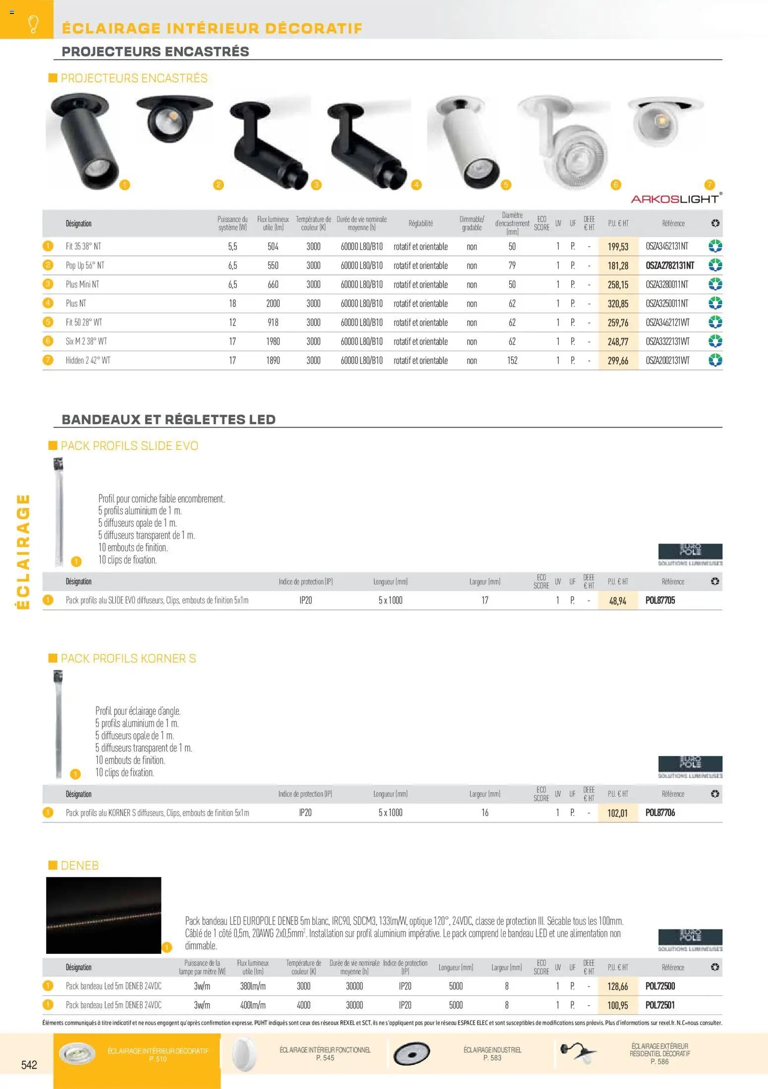 Rexel catalogue à partir du 01/12/2025 Brochure Éclairage