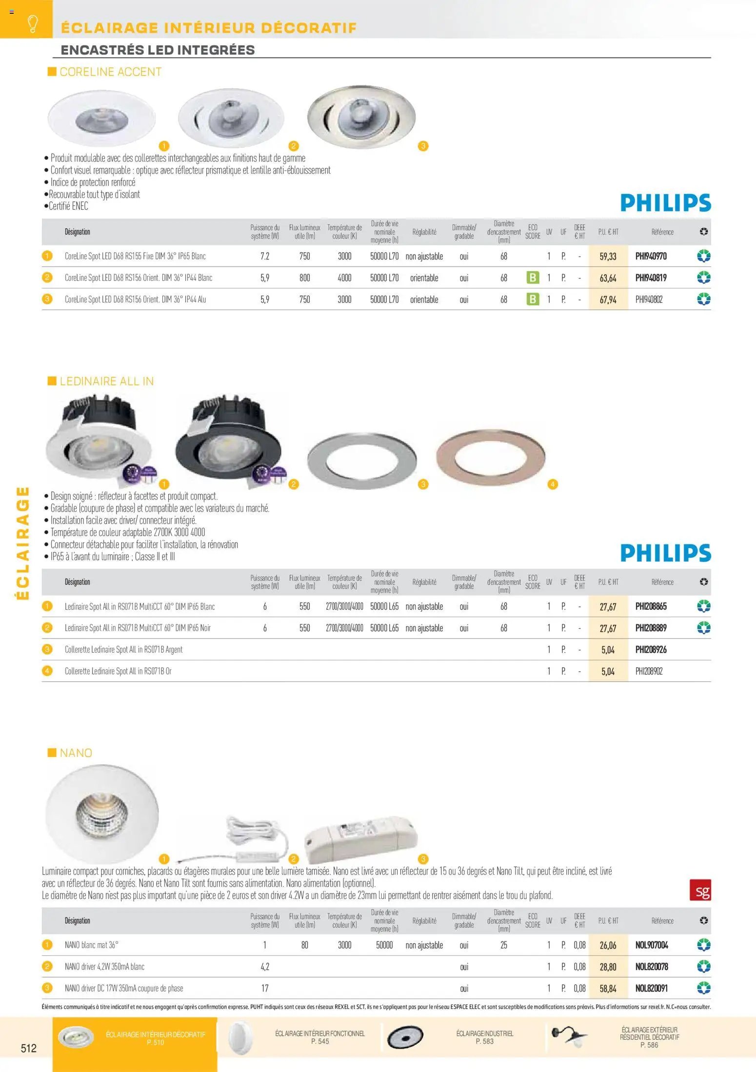 Rexel catalogue à partir du 01/12/2025 Brochure Éclairage