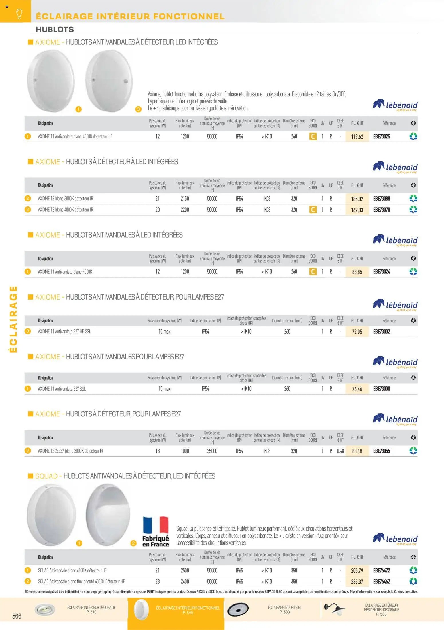 Rexel catalogue à partir du 01/12/2025 Brochure Éclairage
