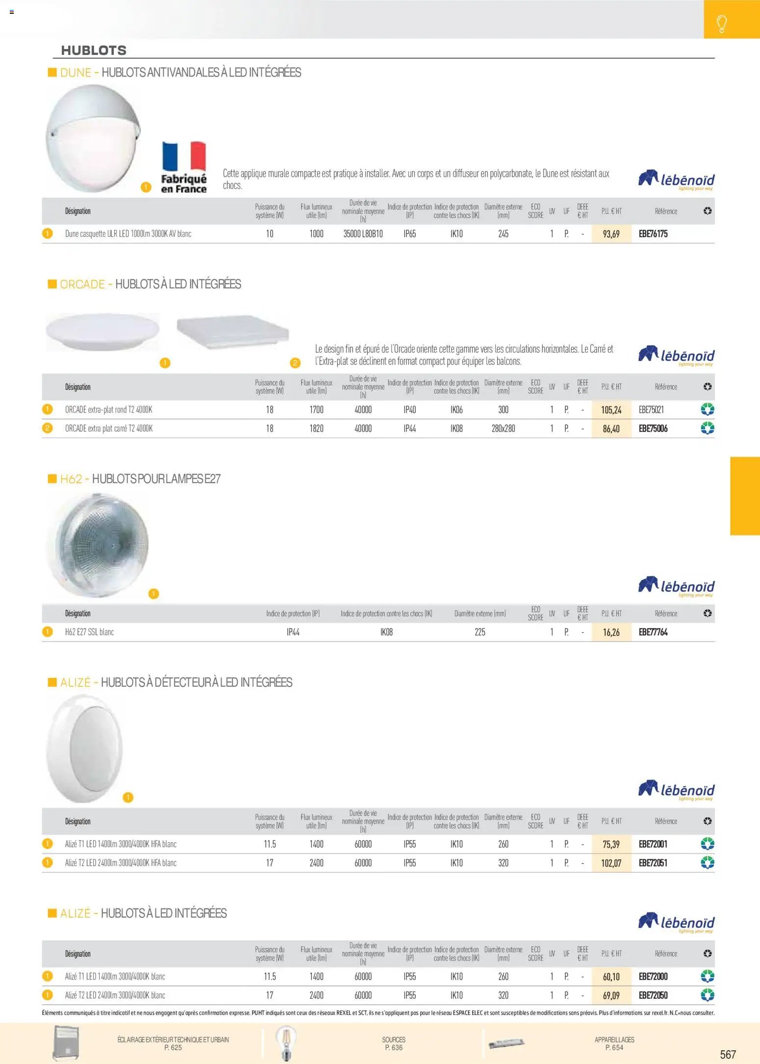 Rexel catalogue à partir du 01/12/2025 Brochure Éclairage