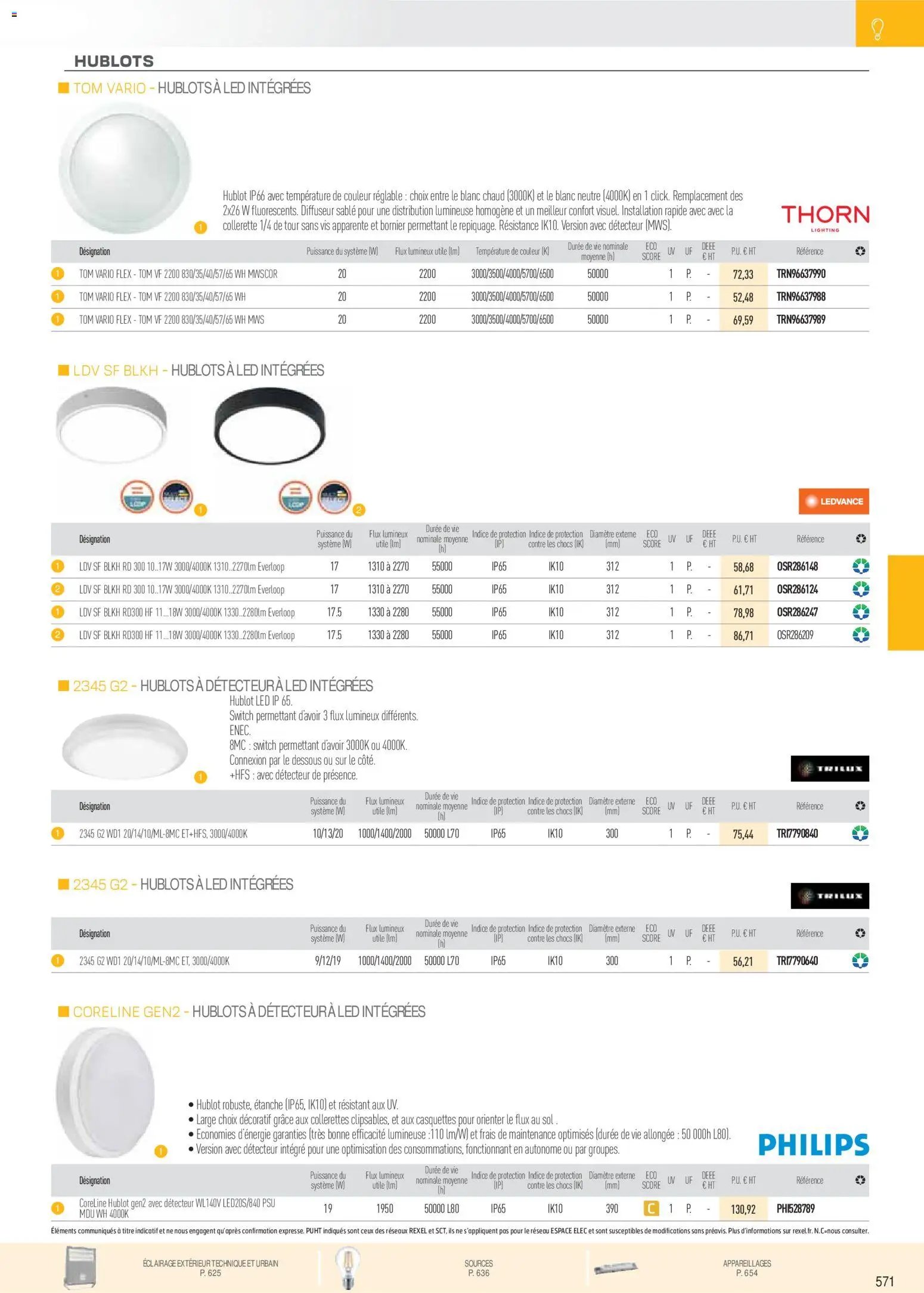 Rexel catalogue à partir du 01/12/2025 Brochure Éclairage