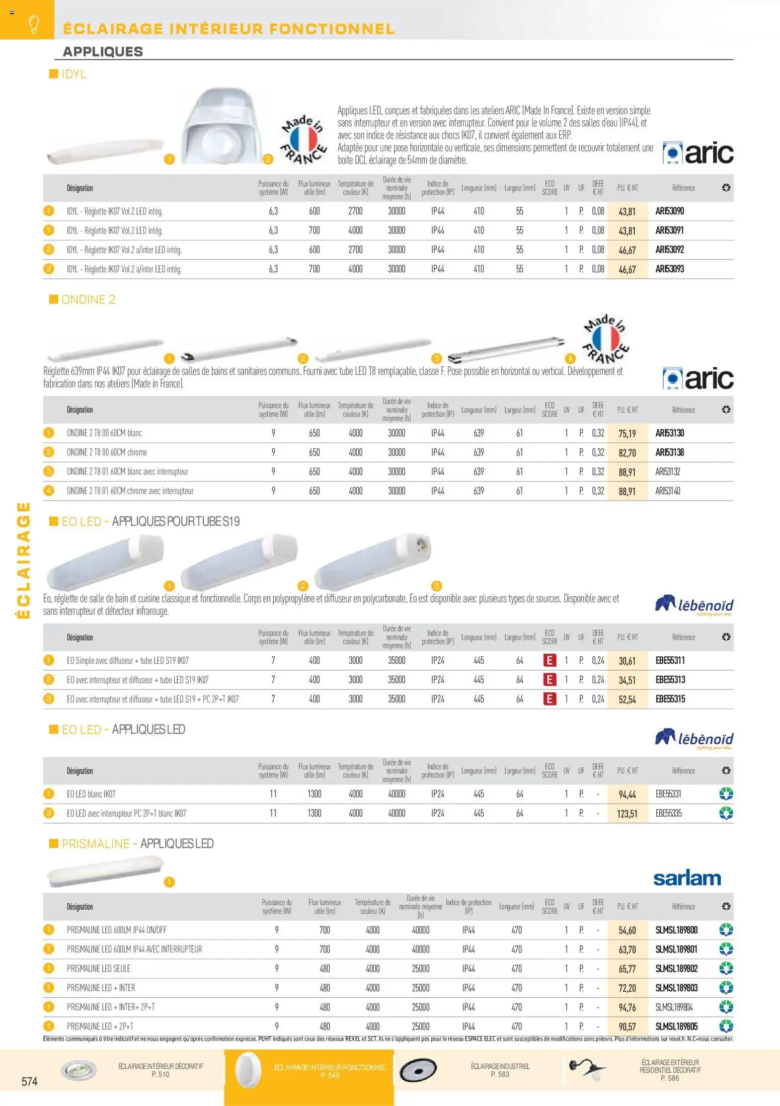 Rexel catalogue à partir du 01/12/2025 Brochure Éclairage