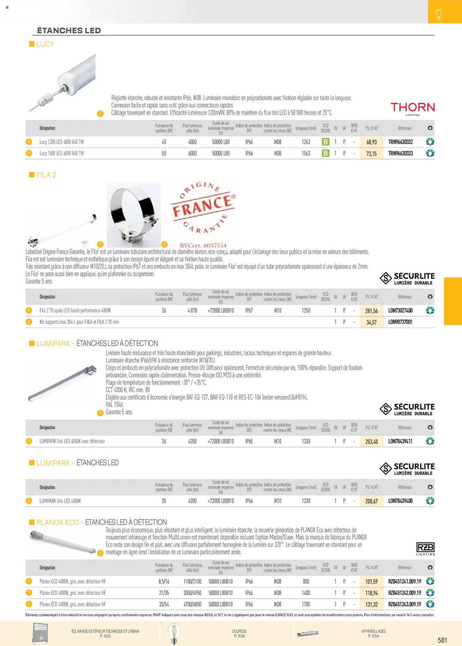 Rexel catalogue à partir du 01/12/2025 Brochure Éclairage