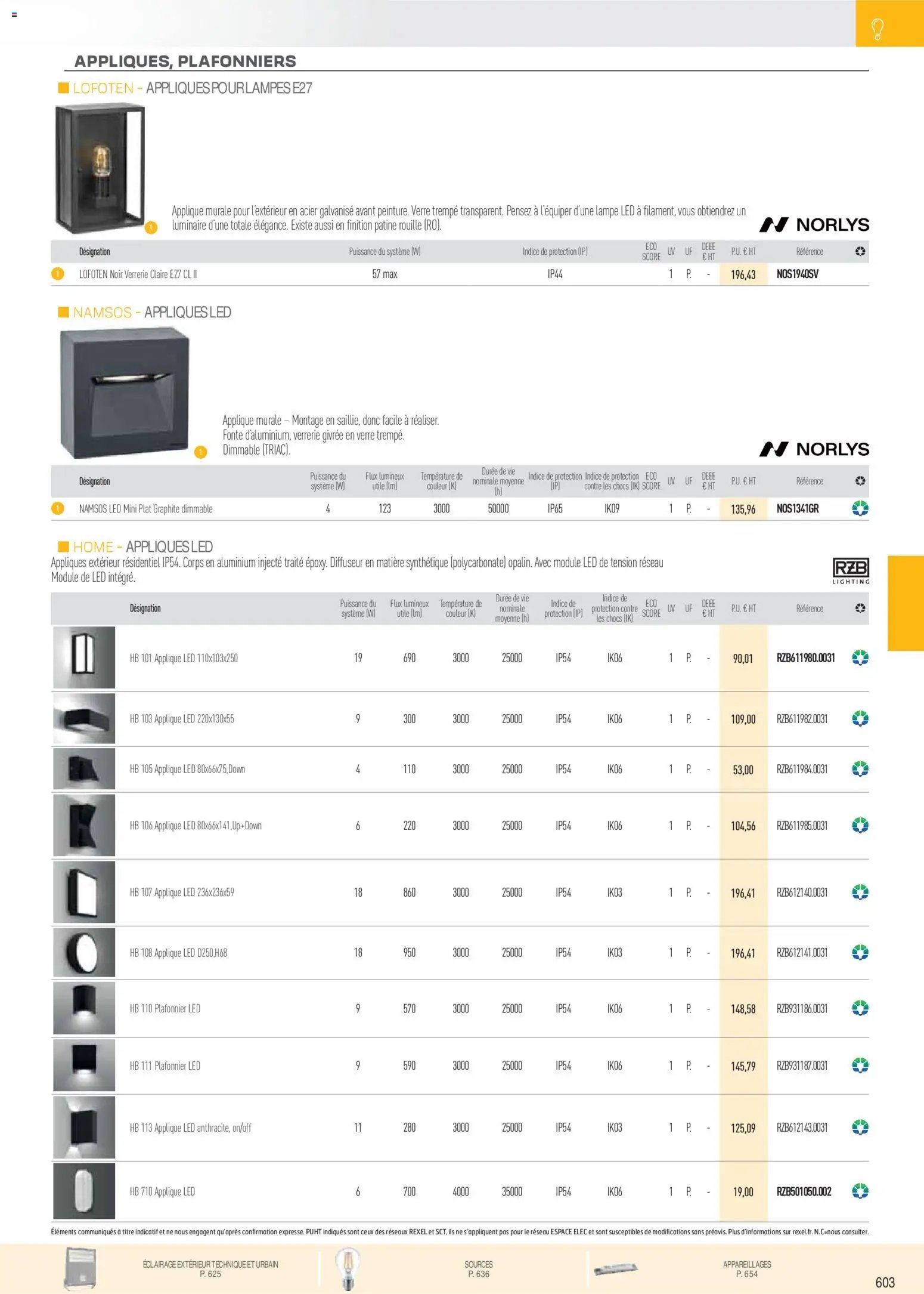 Rexel catalogue à partir du 01/12/2025 Brochure Éclairage