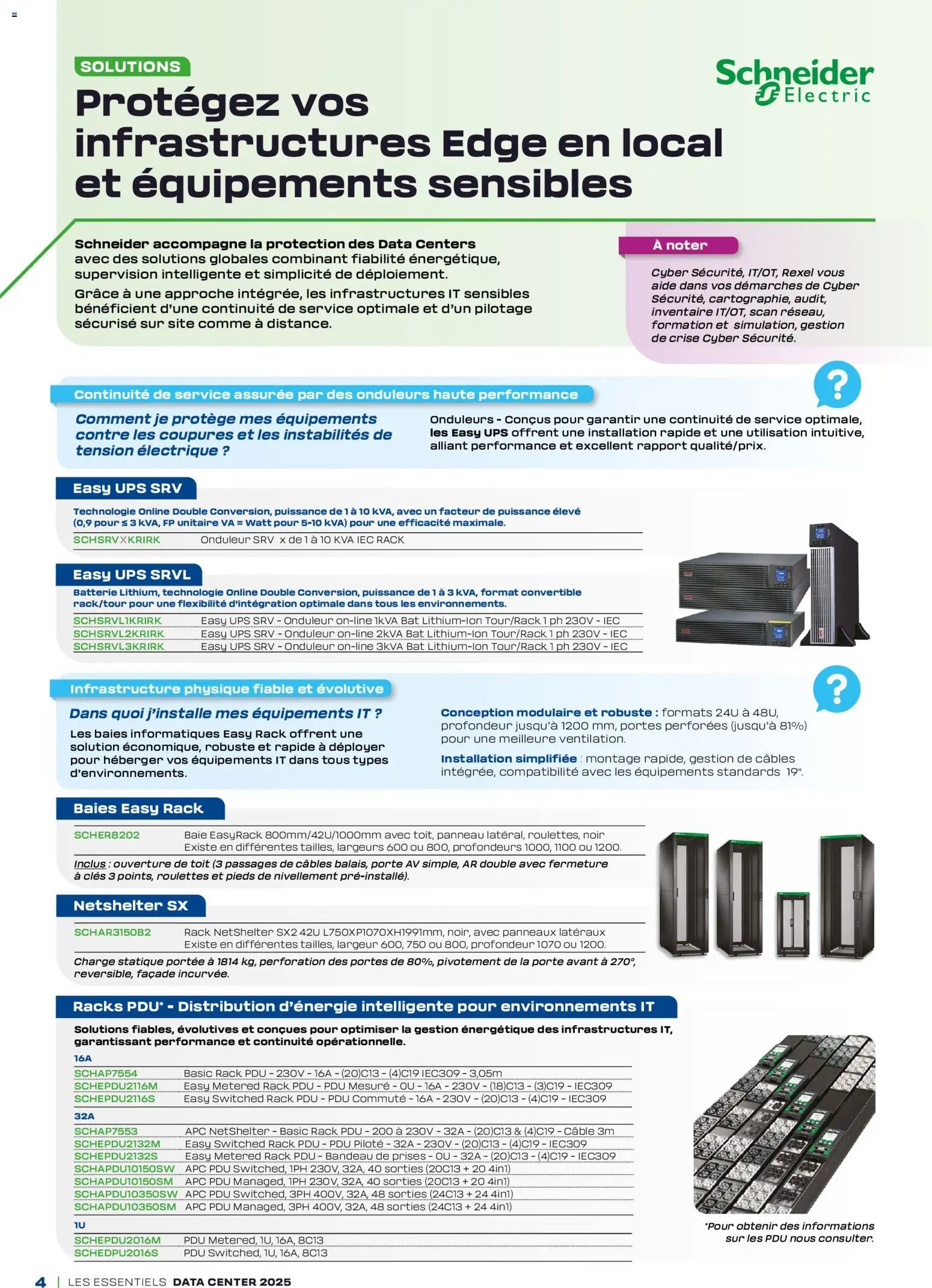 Rexel catalogue à partir du 01/01/2026 Brochure Data Center