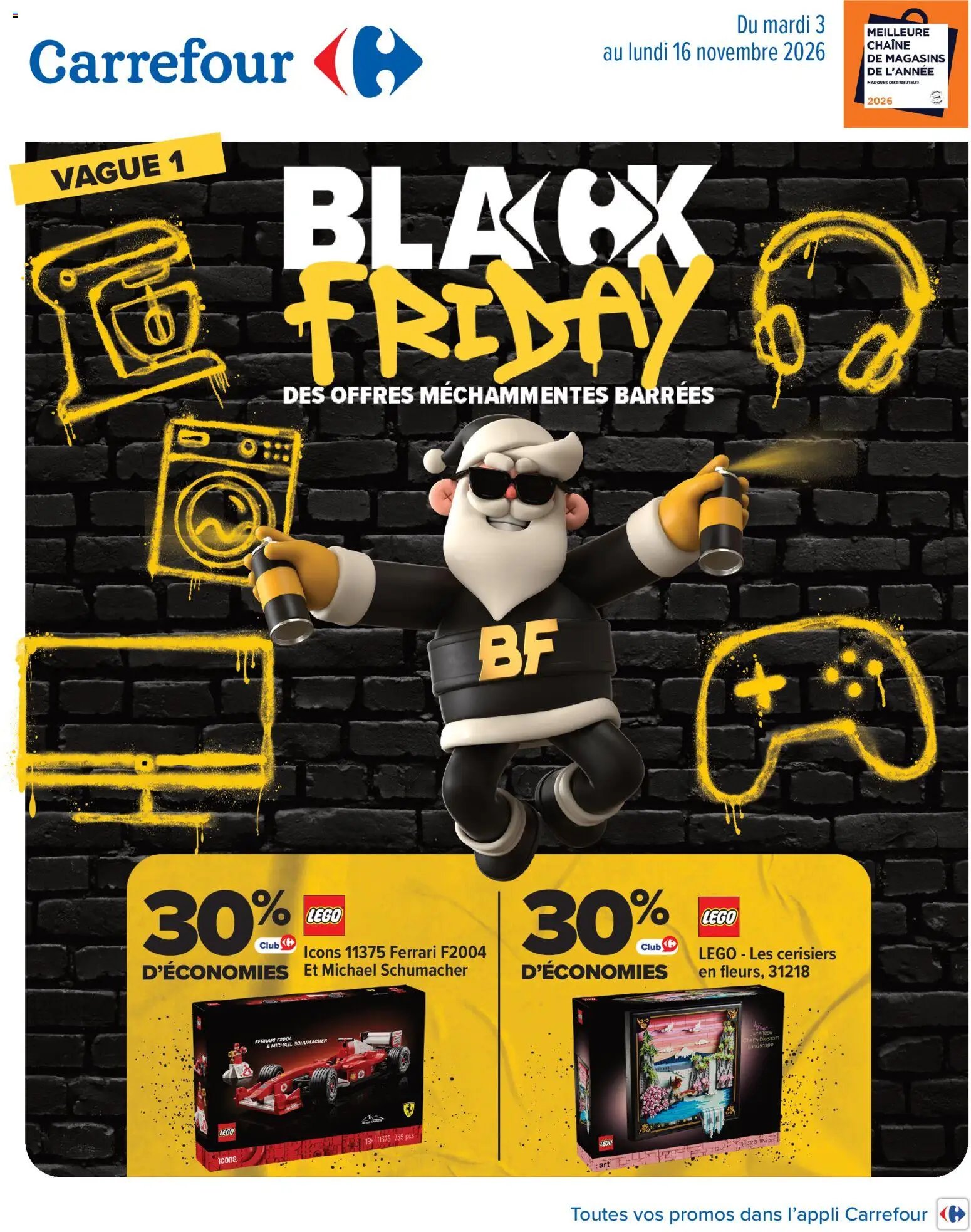 Catalogue Carrefour BLACK FRIDAY 2026 du 03/11