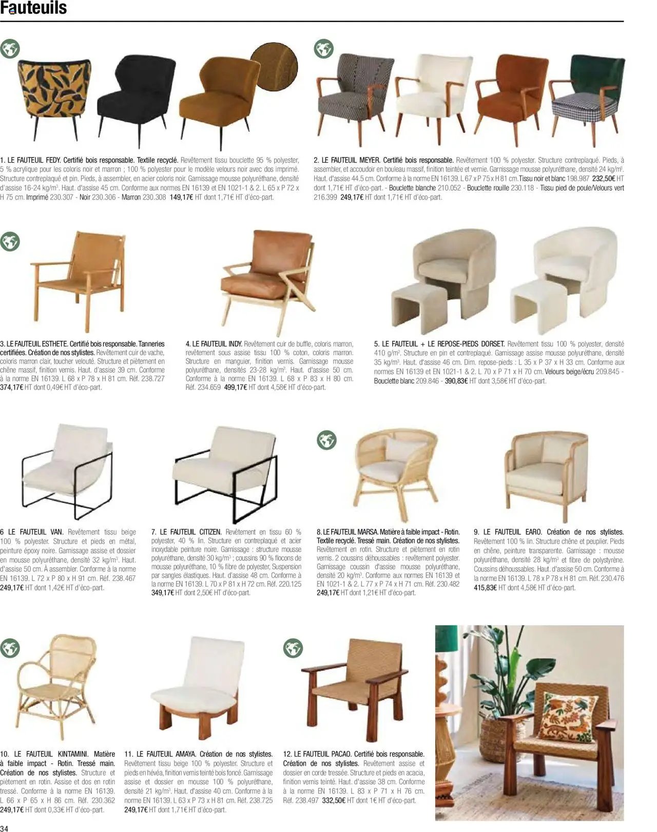 Maisons du Monde catalogue à partir du 01/01/2024 Business