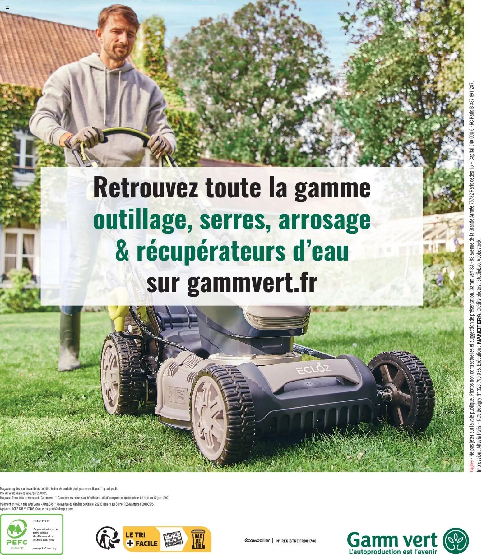 Gamm vert catalogue à partir du 24/02/2026 Catalogue