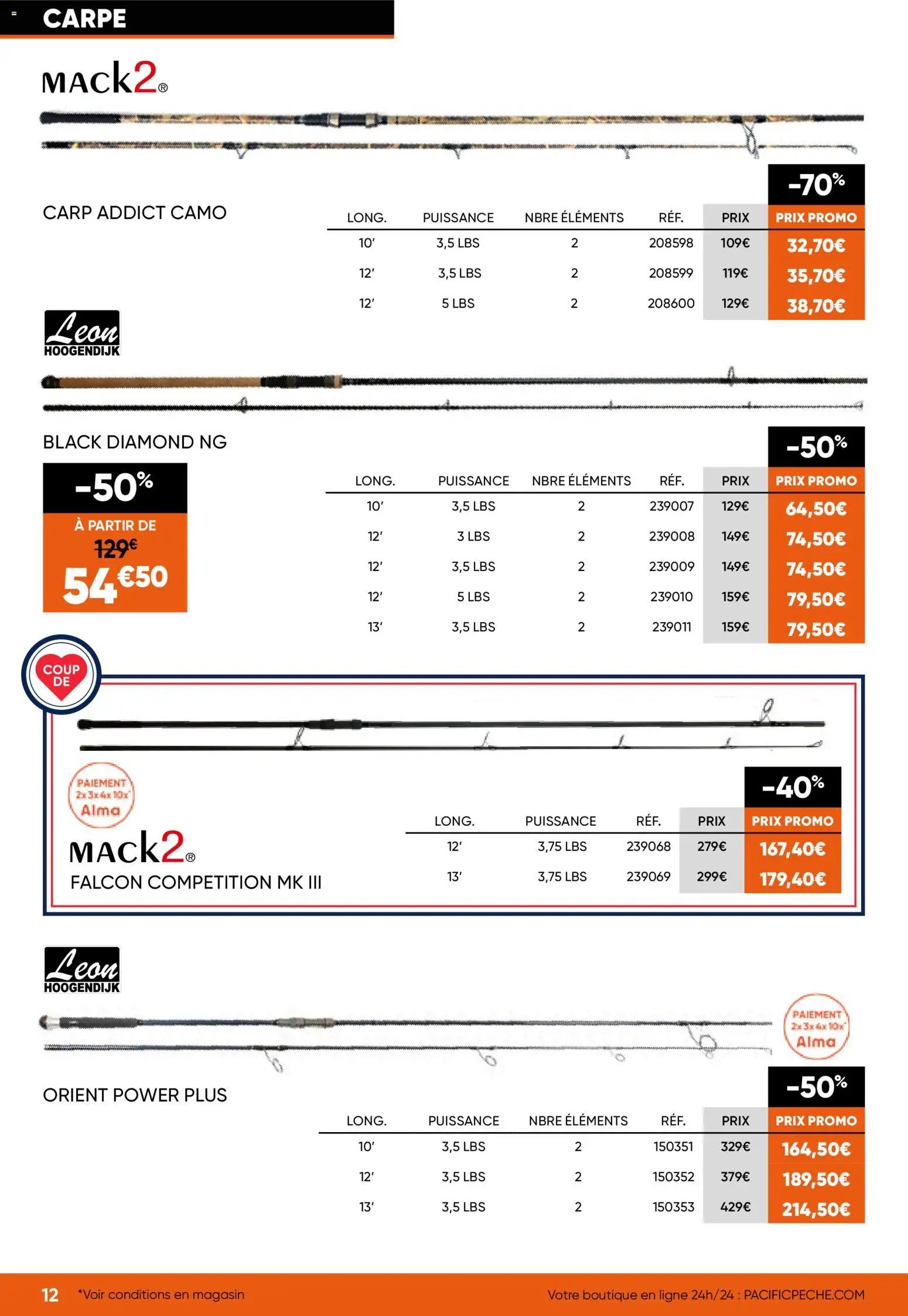Pacific Pêche catalogue à partir du 30/09/2026 Pacific Pêche catalogue
