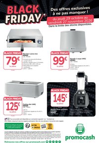 Catalogue Promocash BLACK FRIDAY 2026 du 29/10