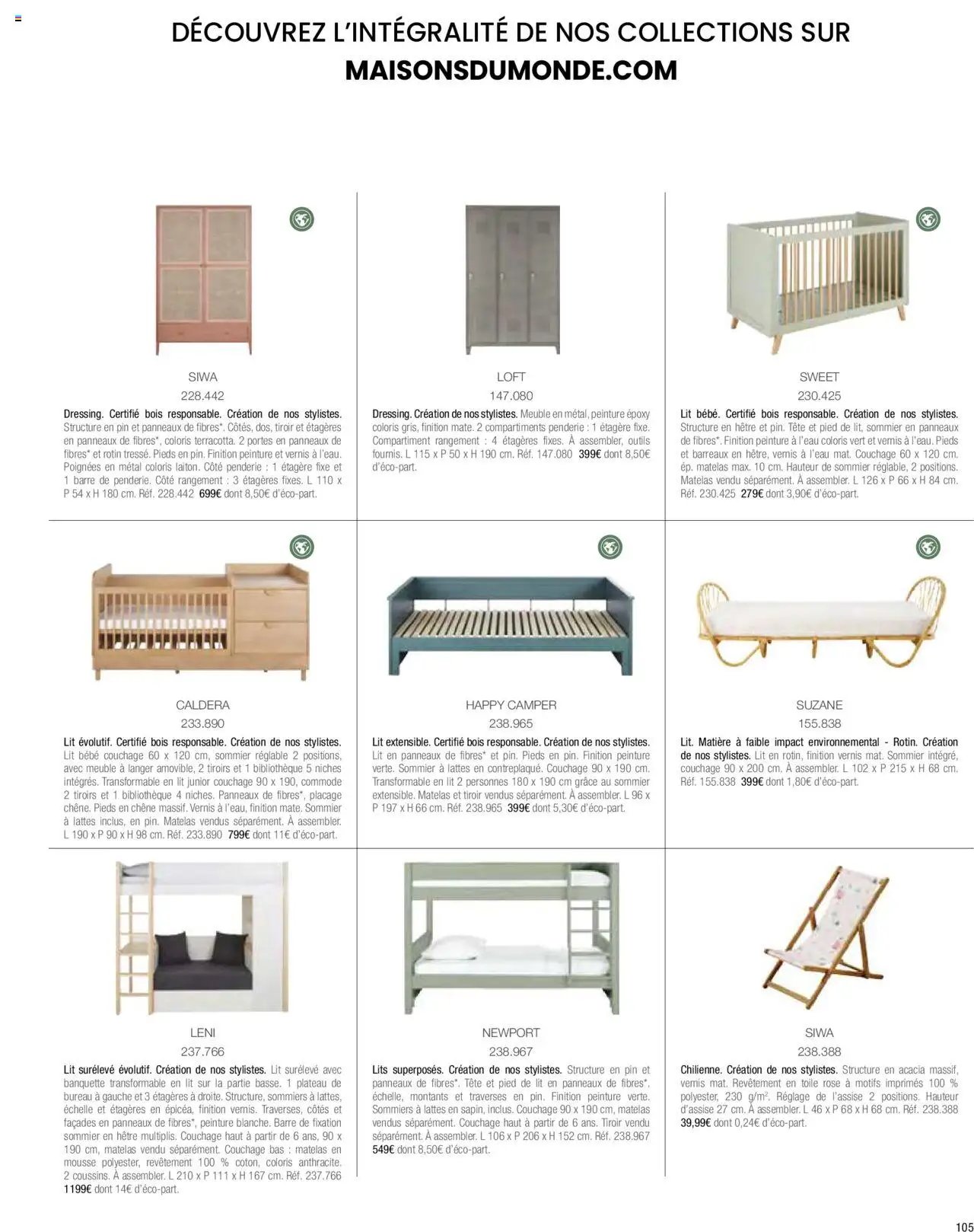 Maisons du Monde catalogue à partir du 01/04/2024 Catalogue