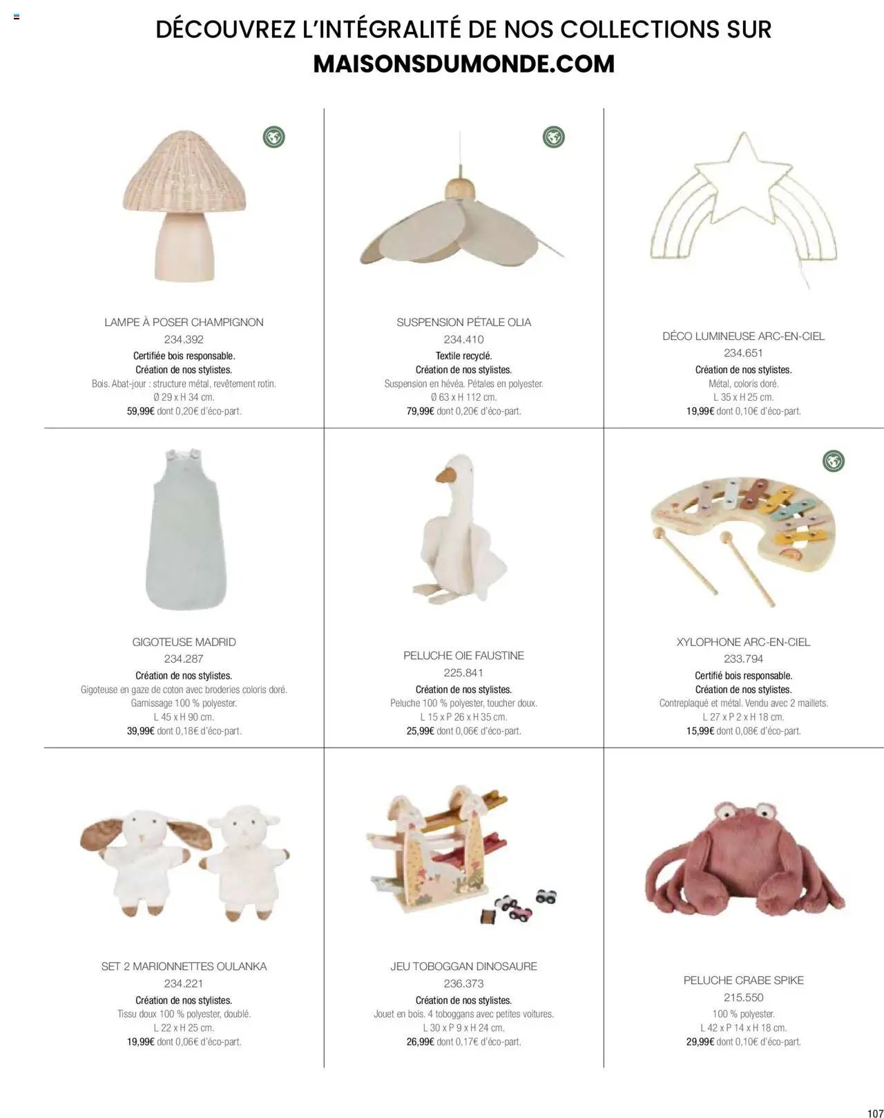 Maisons du Monde catalogue à partir du 01/04/2024 Catalogue