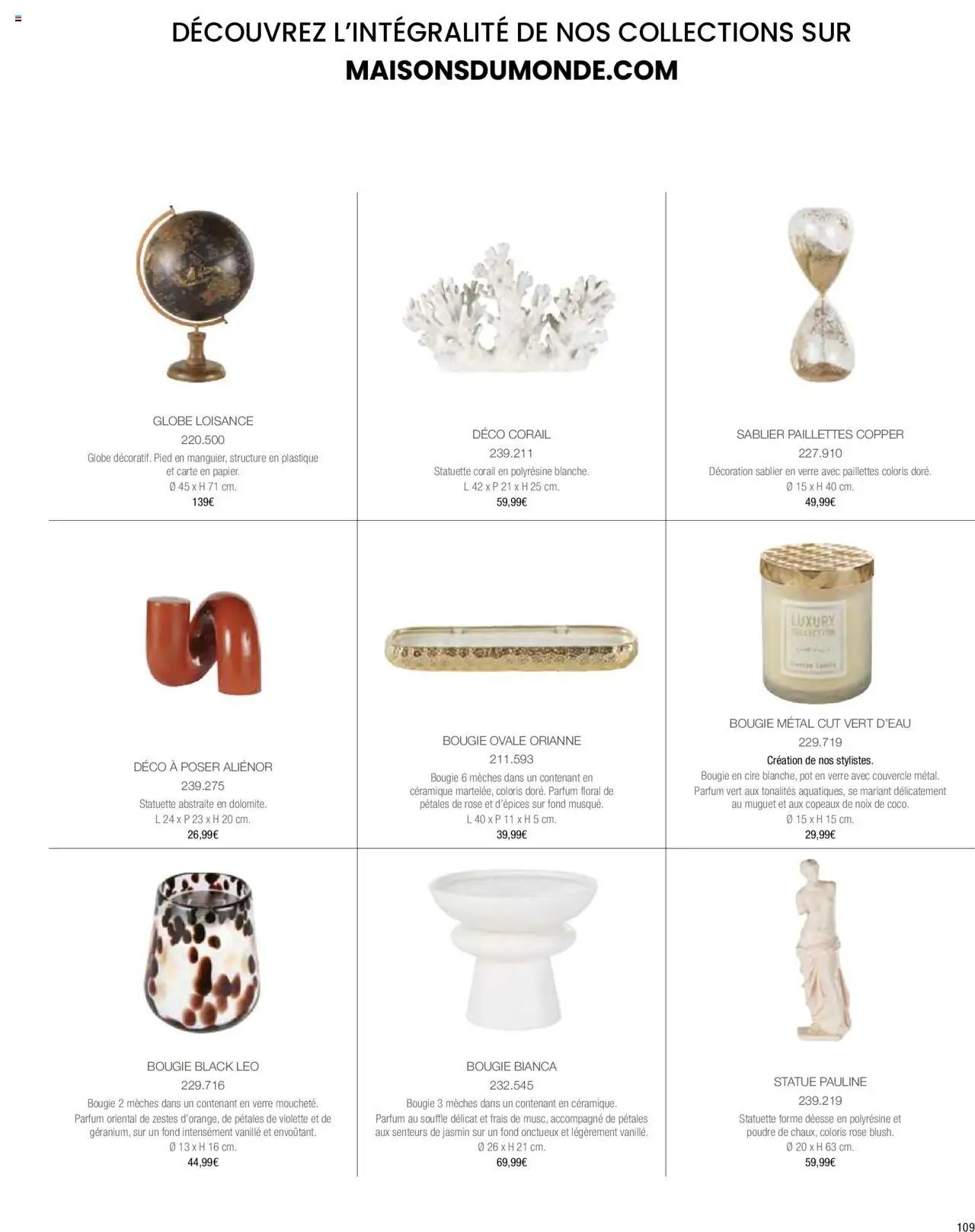 Maisons du Monde catalogue à partir du 01/04/2024 Catalogue