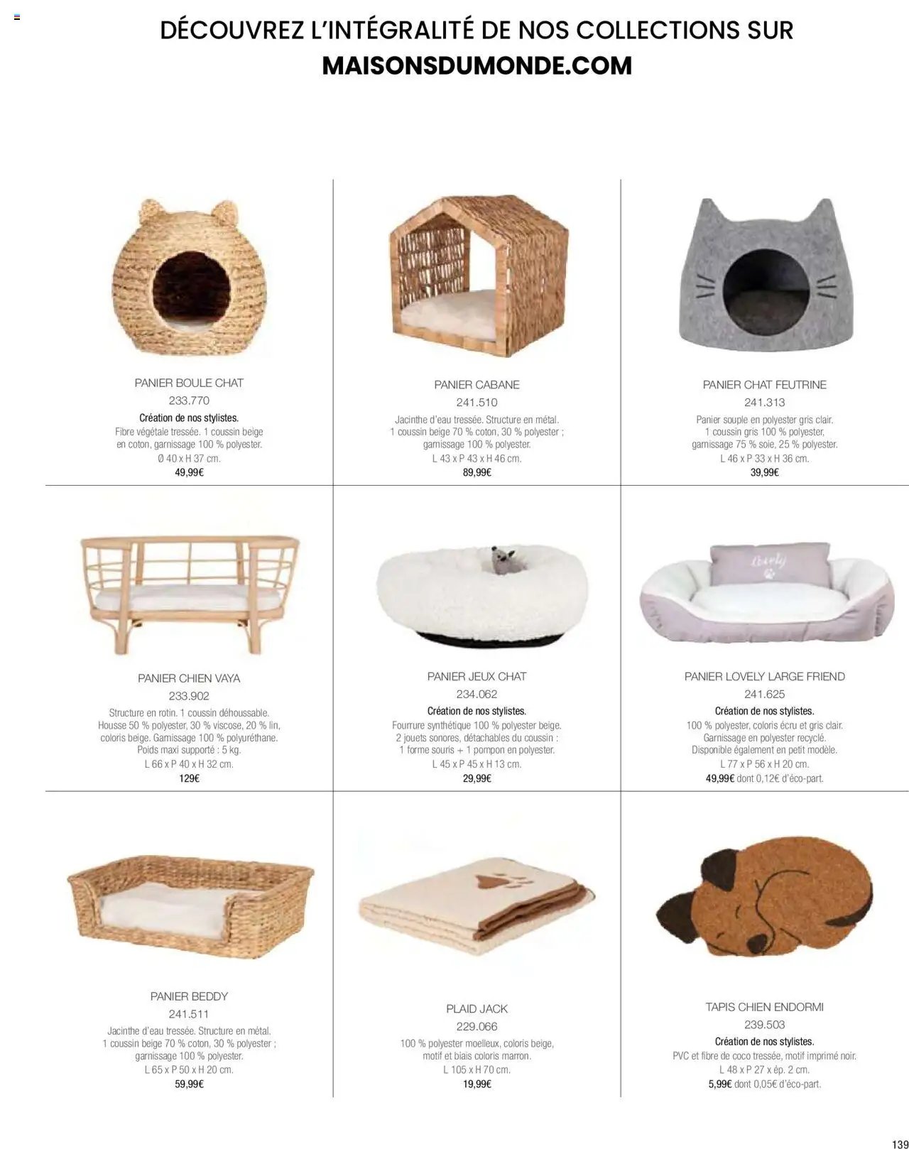Maisons du Monde catalogue à partir du 01/04/2024 Catalogue