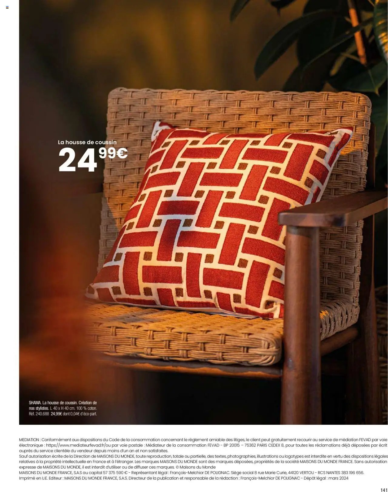 Maisons du Monde catalogue à partir du 01/04/2024 Catalogue