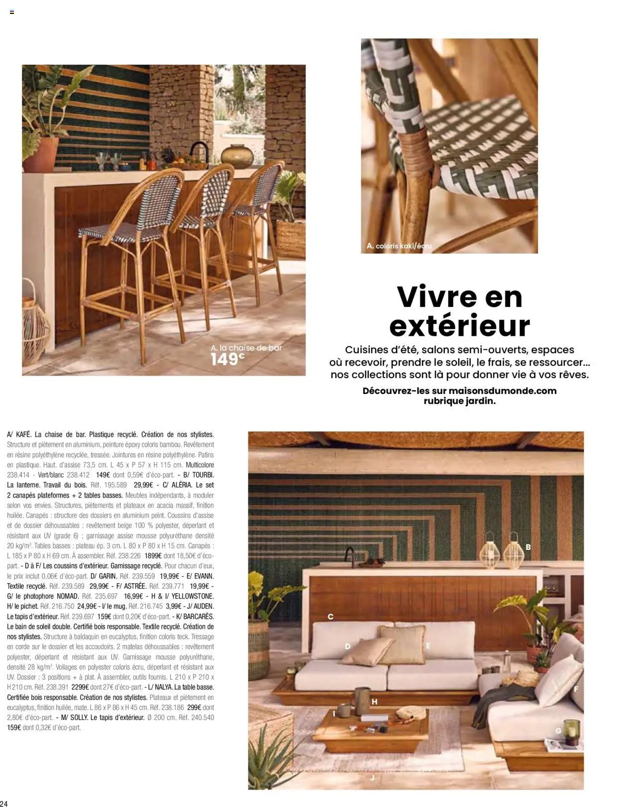 Maisons du Monde catalogue à partir du 01/04/2024 Catalogue