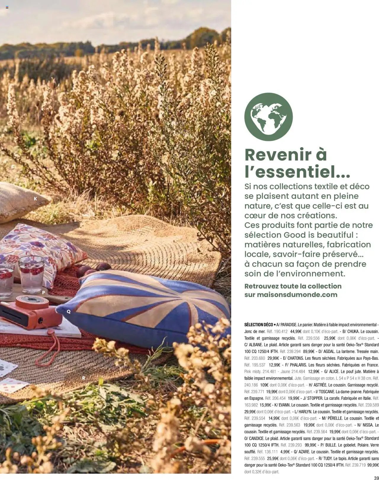 Maisons du Monde catalogue à partir du 01/04/2024 Catalogue