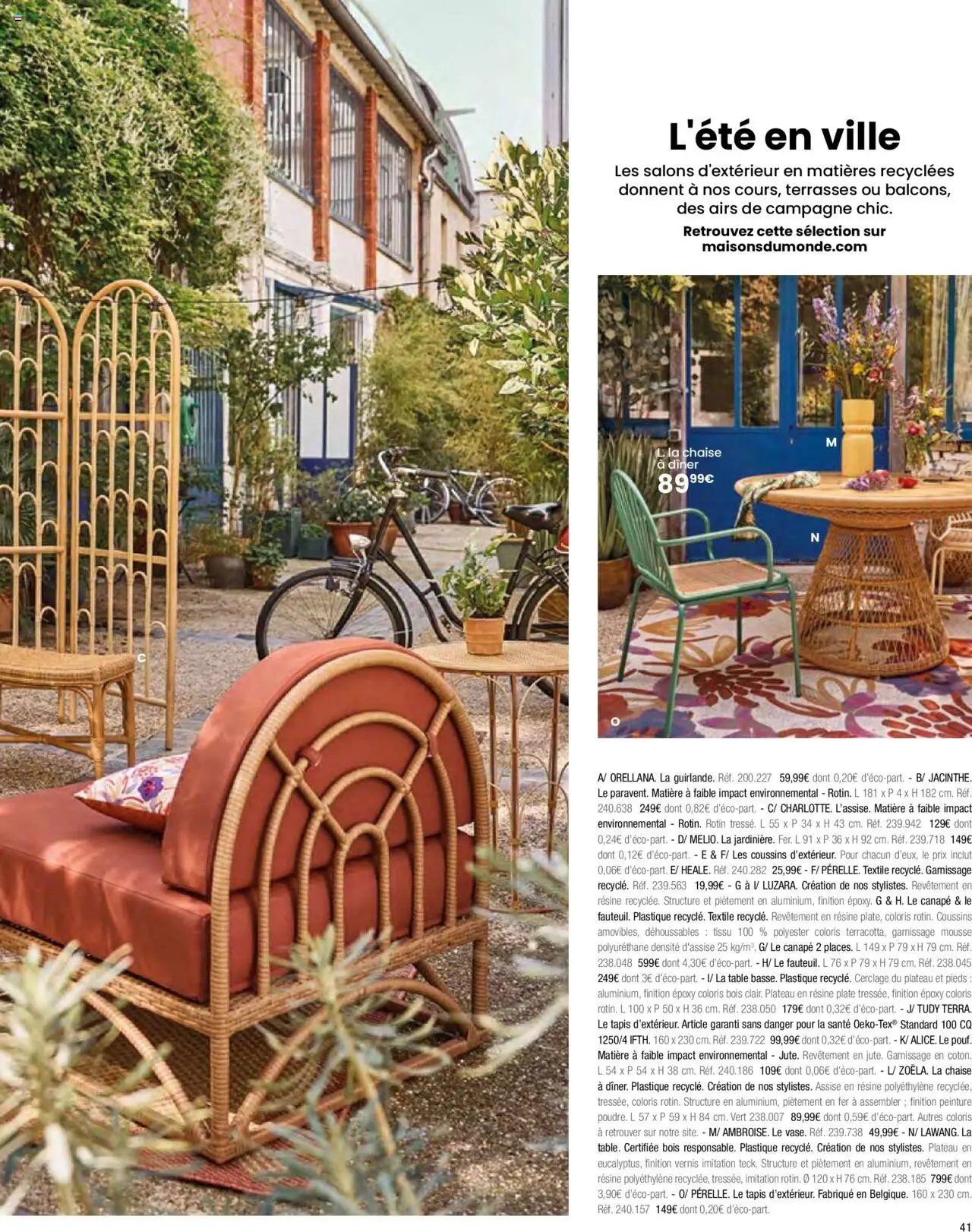 Maisons du Monde catalogue à partir du 01/04/2024 Catalogue