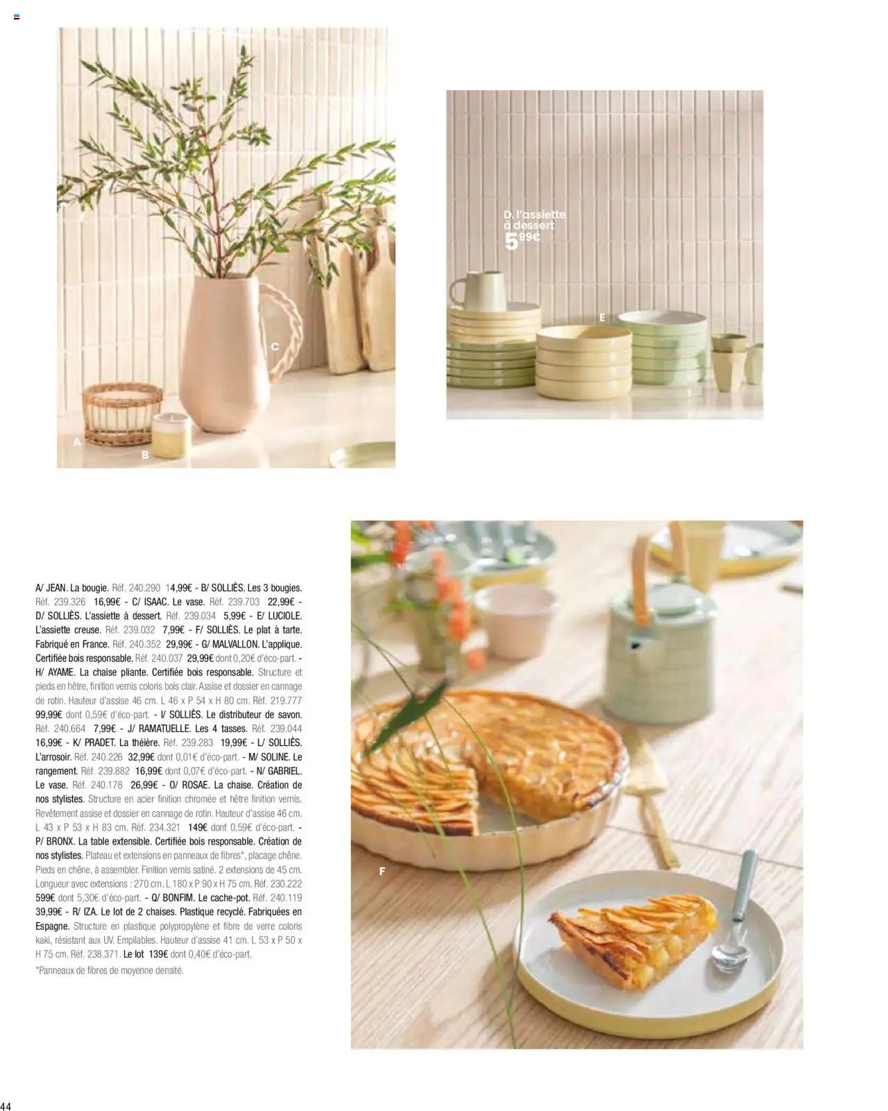 Maisons du Monde catalogue à partir du 01/04/2024 Catalogue