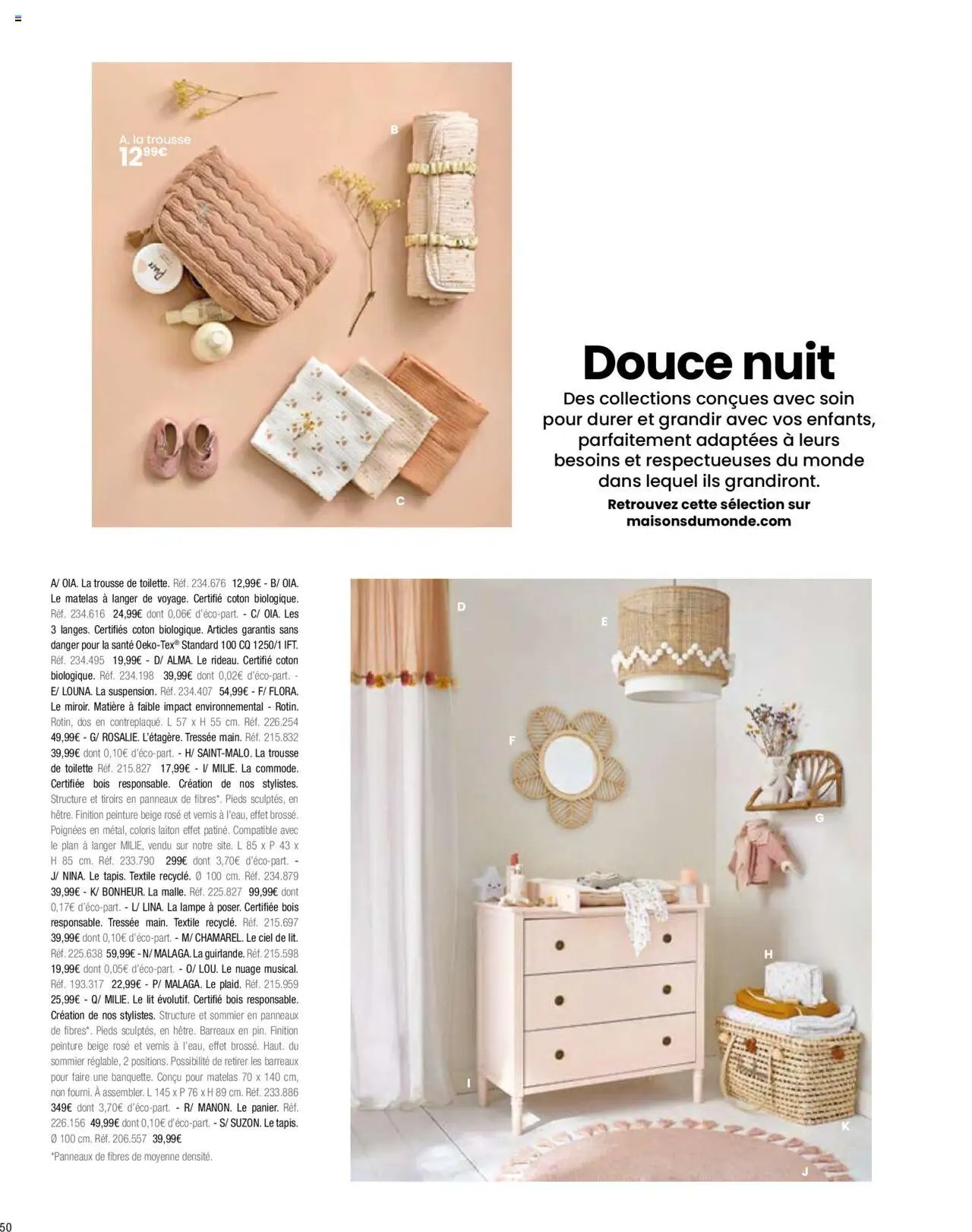 Maisons du Monde catalogue à partir du 01/04/2024 Catalogue