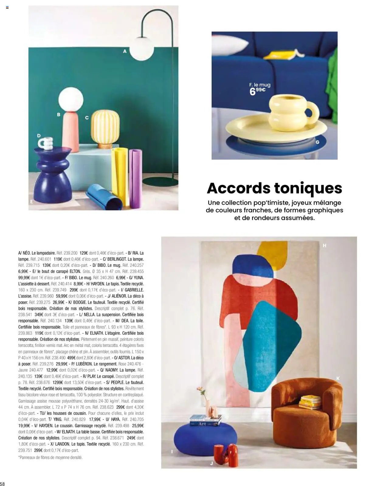 Maisons du Monde catalogue à partir du 01/04/2024 Catalogue
